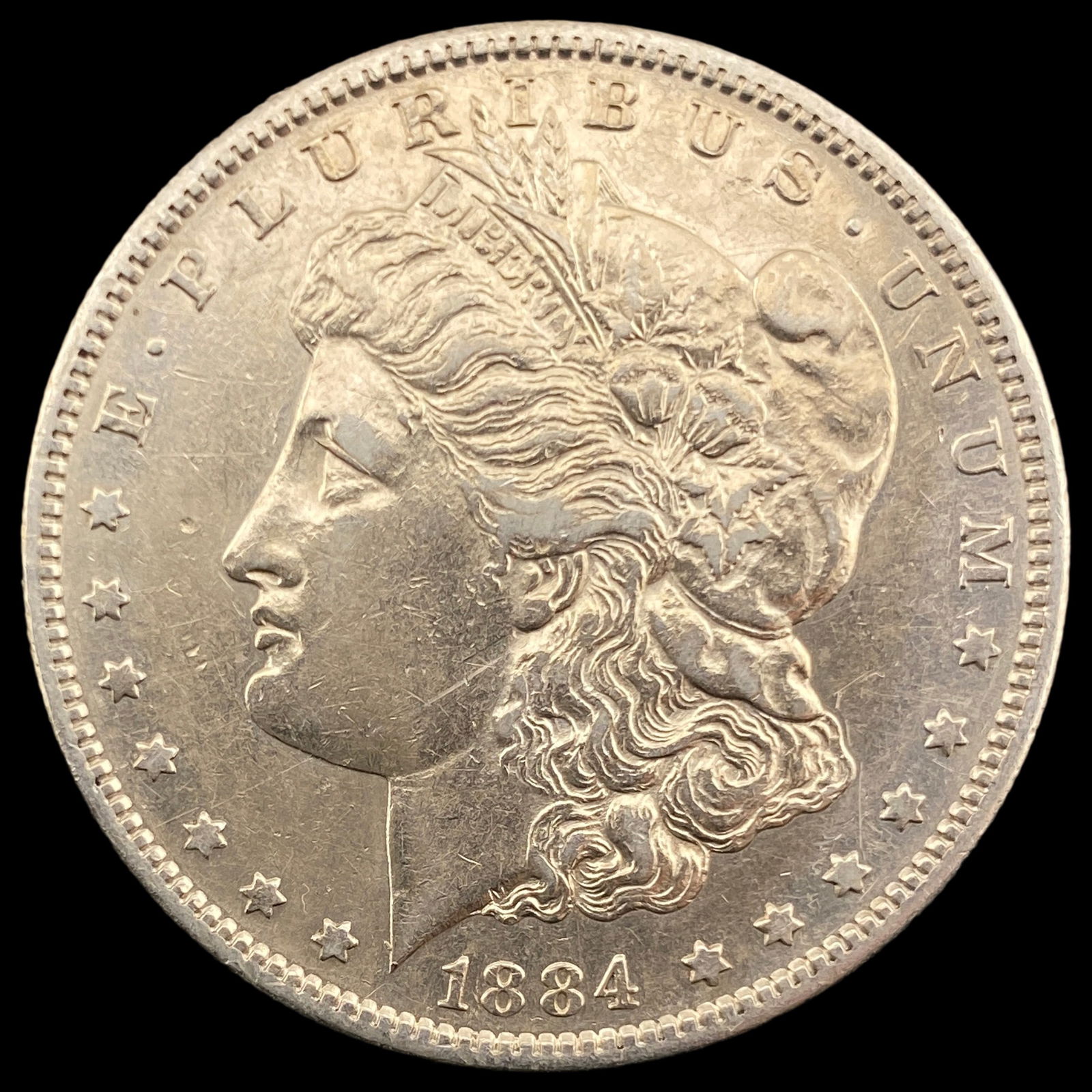 1884-S Silver Morgan Dollar CLOSELY UNCIRCULATED (1 of 2)