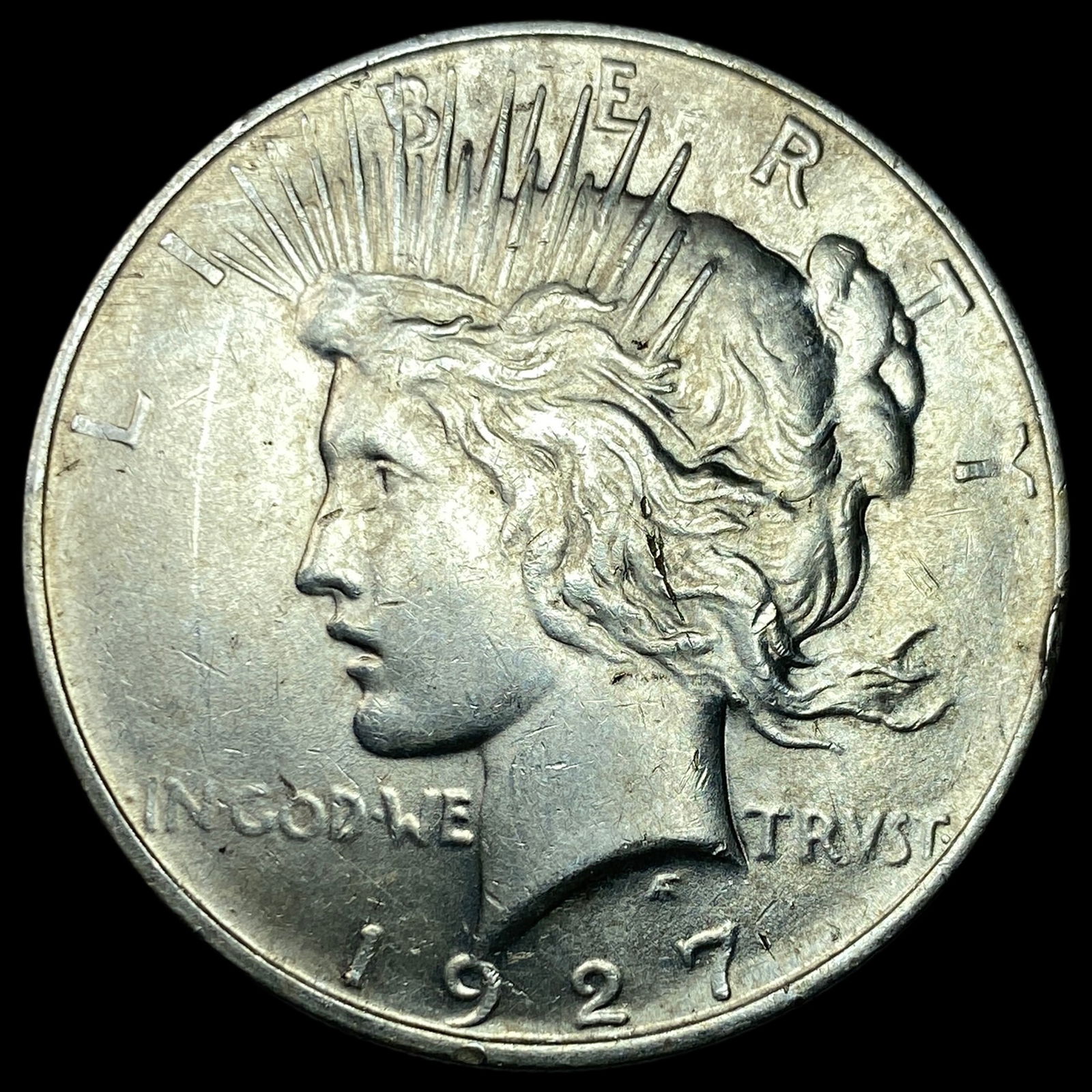 1927-D Peace Silver Dollar CLOSELY UNCIRCULATED (1 of 2)