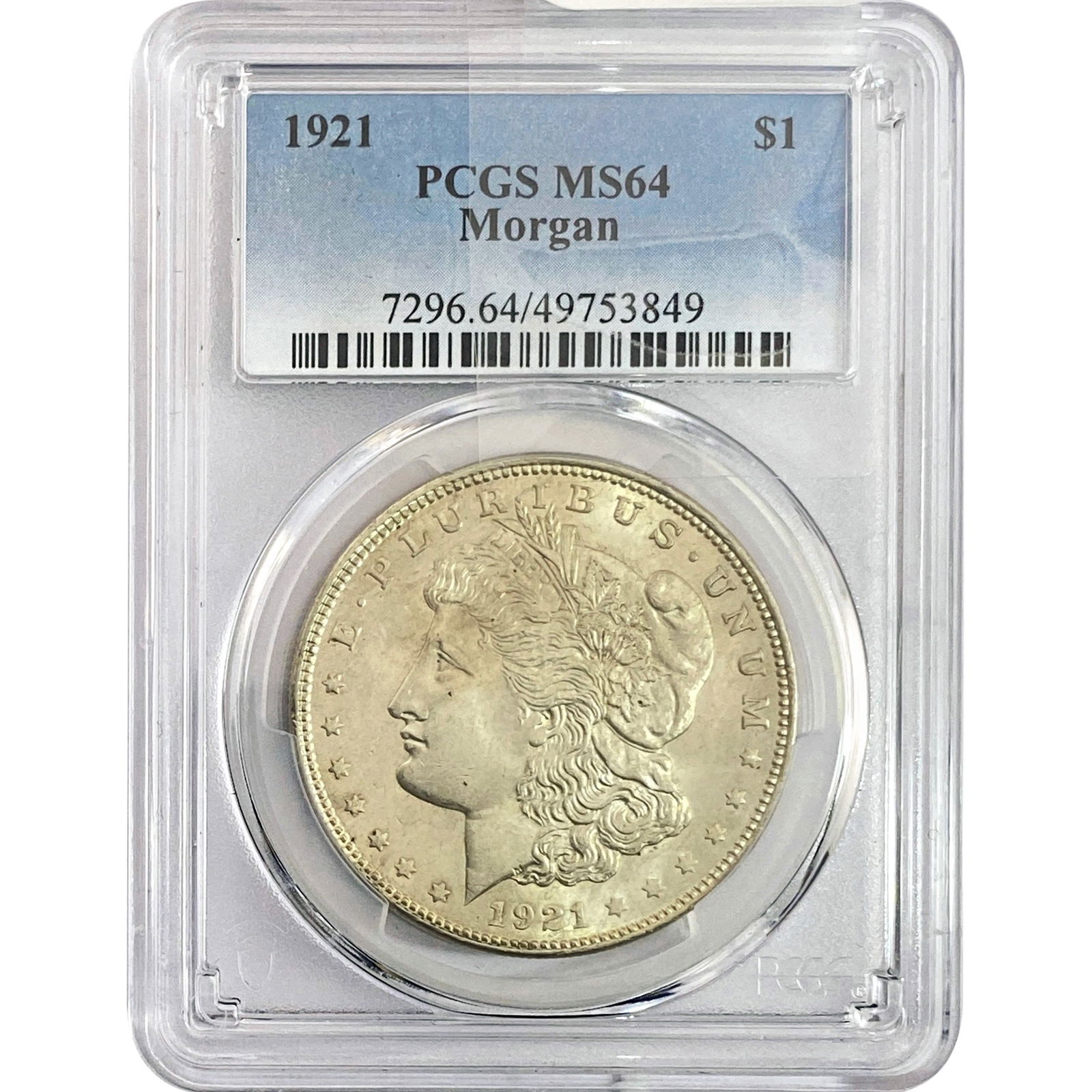 1921 Morgan Silver Dollar PCGS MS64 (1 of 2)