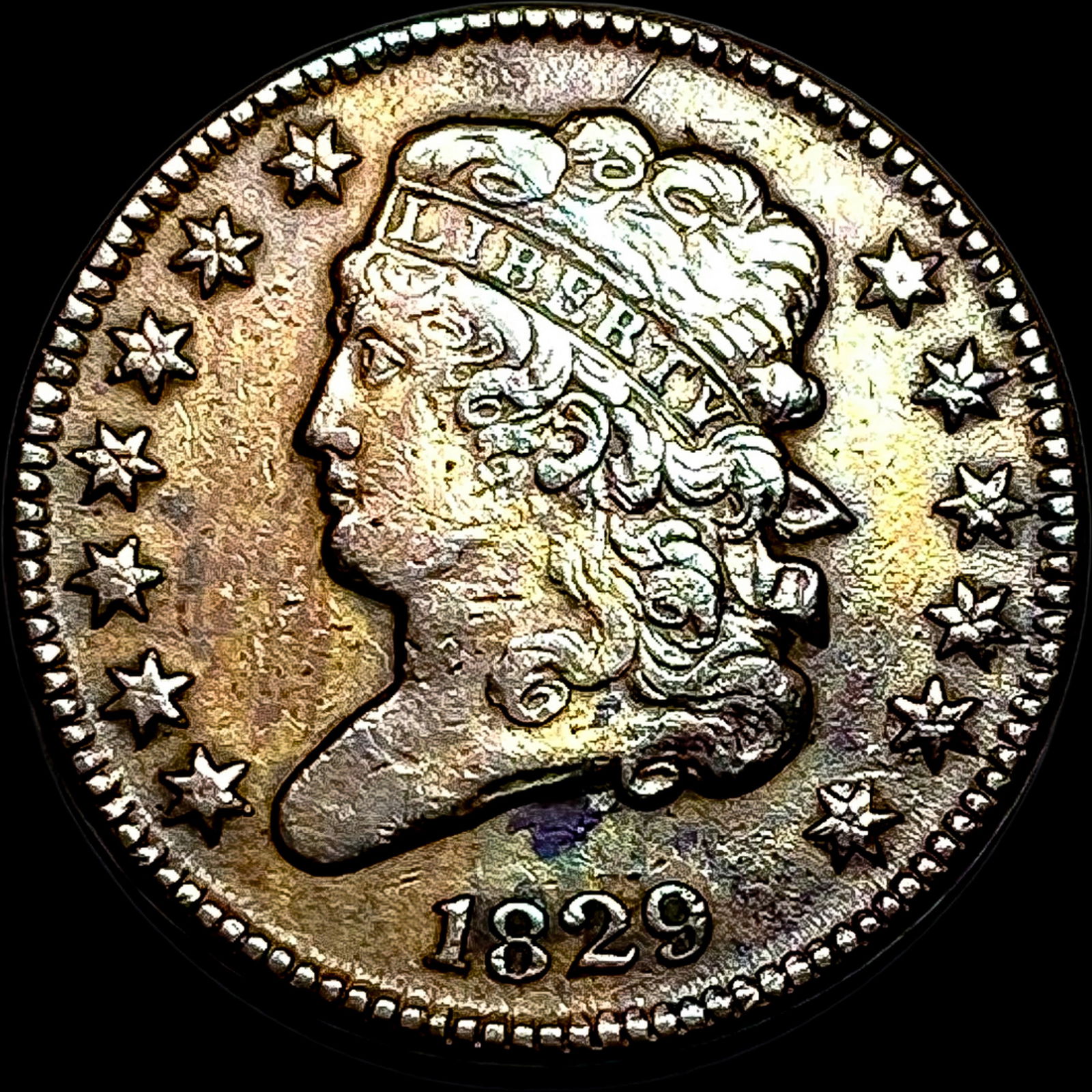 1829 Classic Head Half Cent NEARLY UNCIRCULATED (1 of 2)
