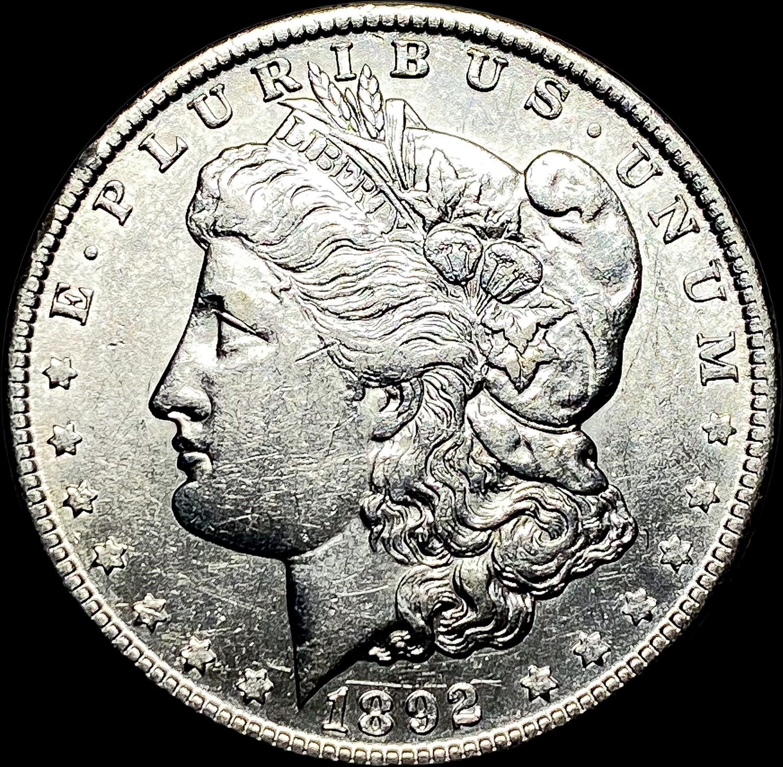 1892-O Silver Morgan Dollar CLOSELY UNCIRCULATED (1 of 2)