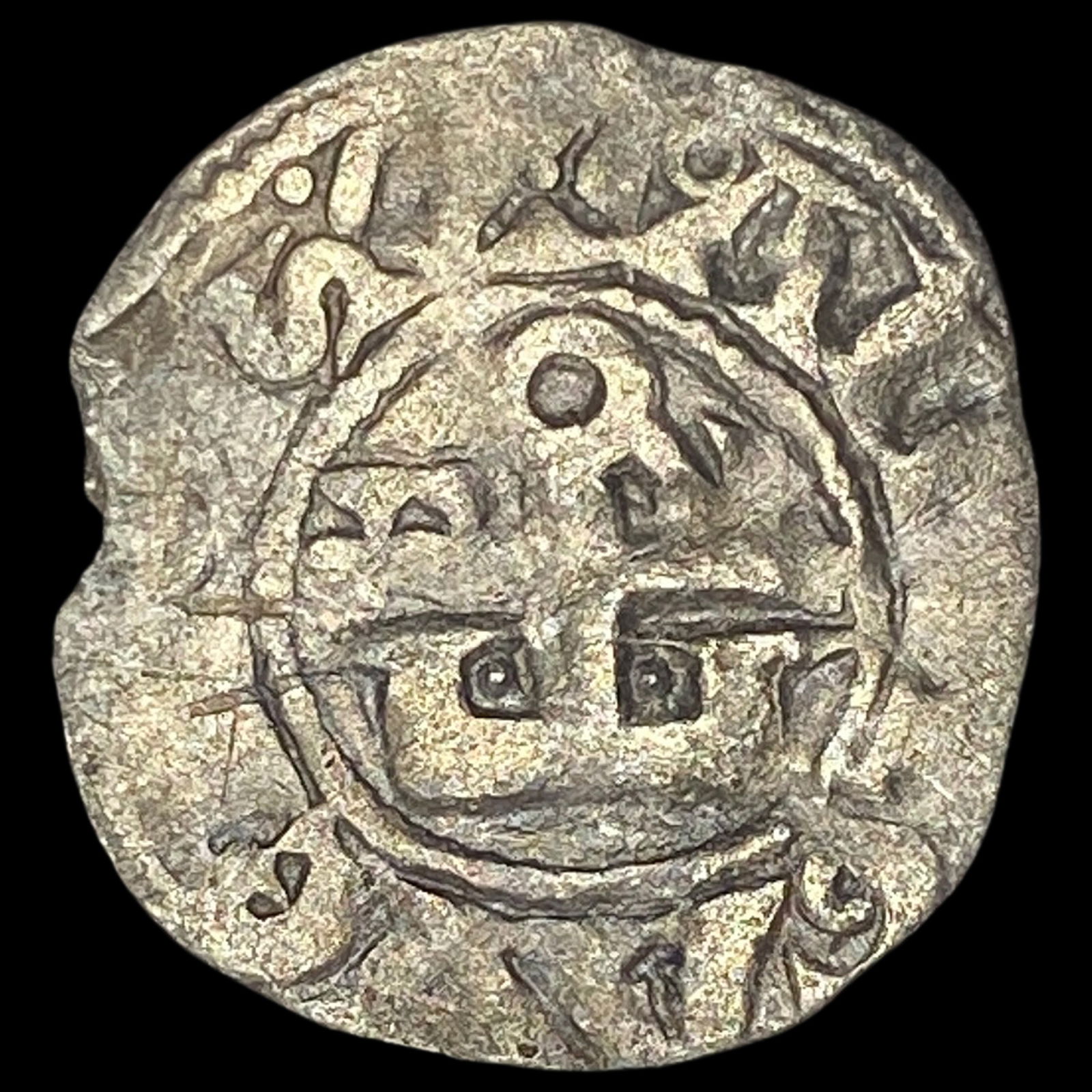 France, Anjou 1100's Silver Denier NEARLY UNCIRCULATED (1 of 2)