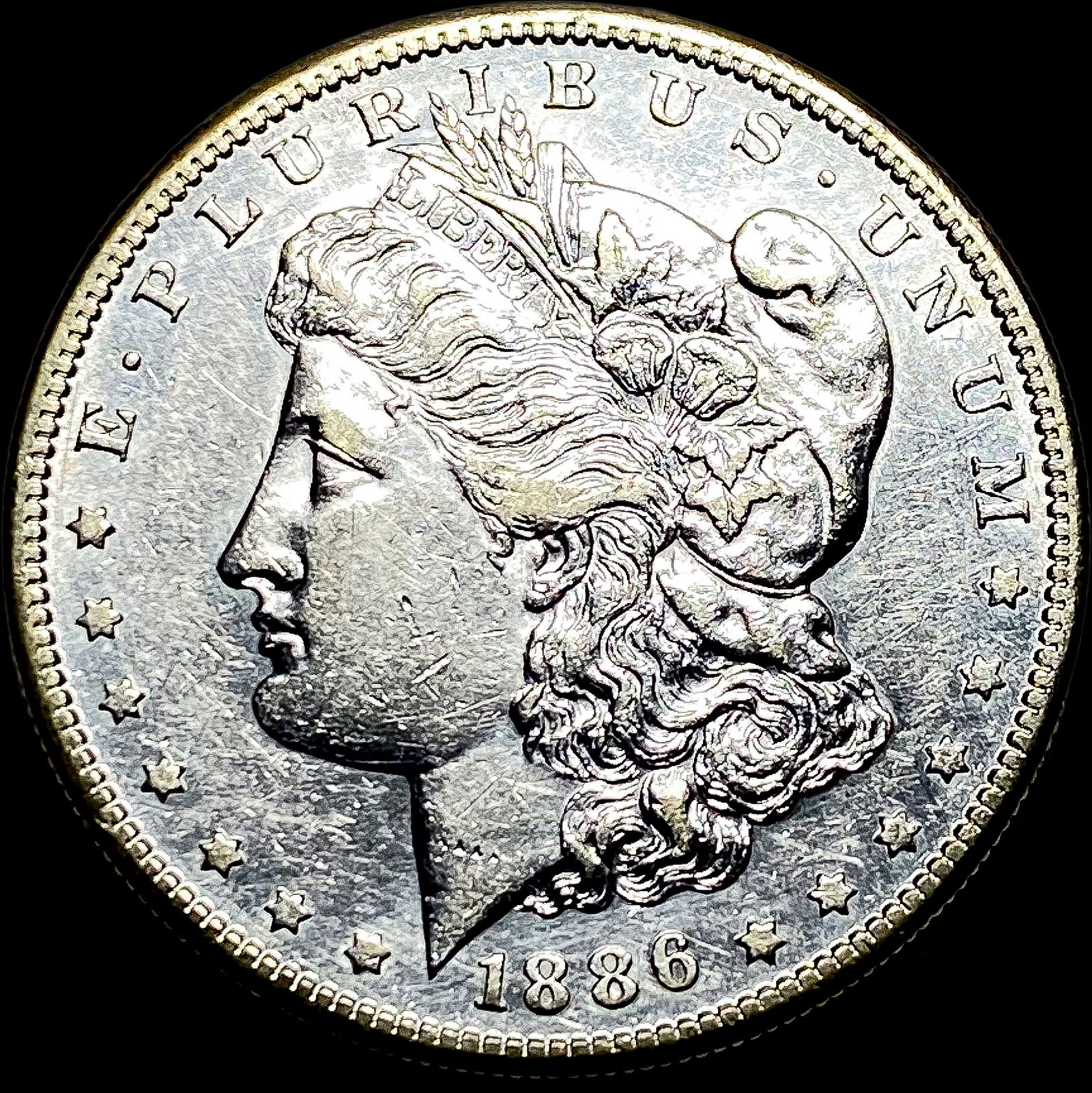 1886-S Silver Morgan Dollar CLOSELY UNCIRCULATED (1 of 2)