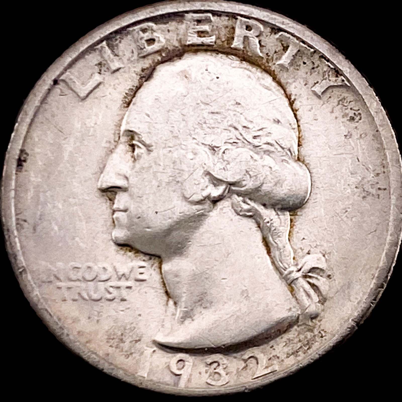 1932-S Silver Washington Quarter NEARLY UNCIRCULATED (1 of 2)