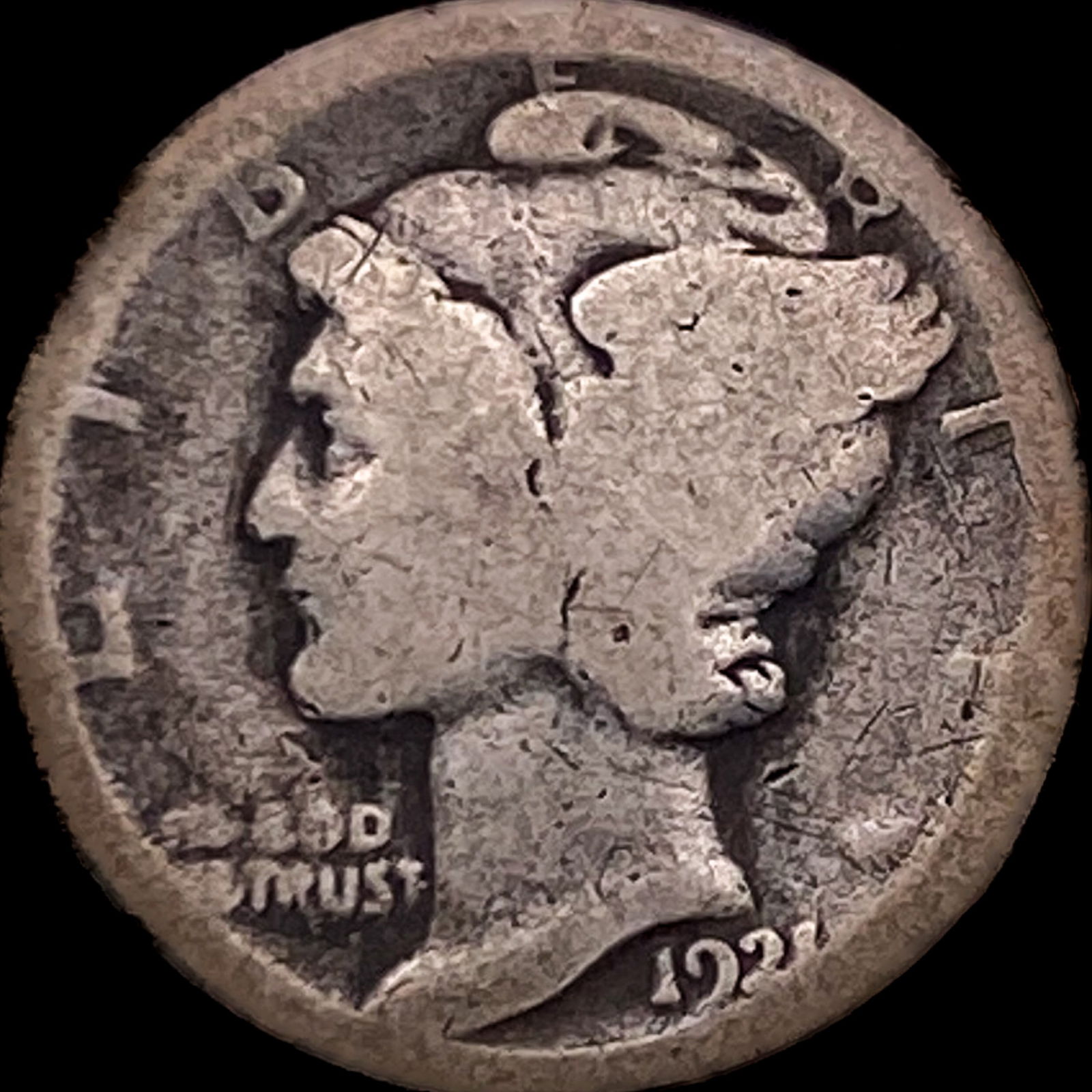 1921 Mercury Dime NICE CIRC (1 of 2)