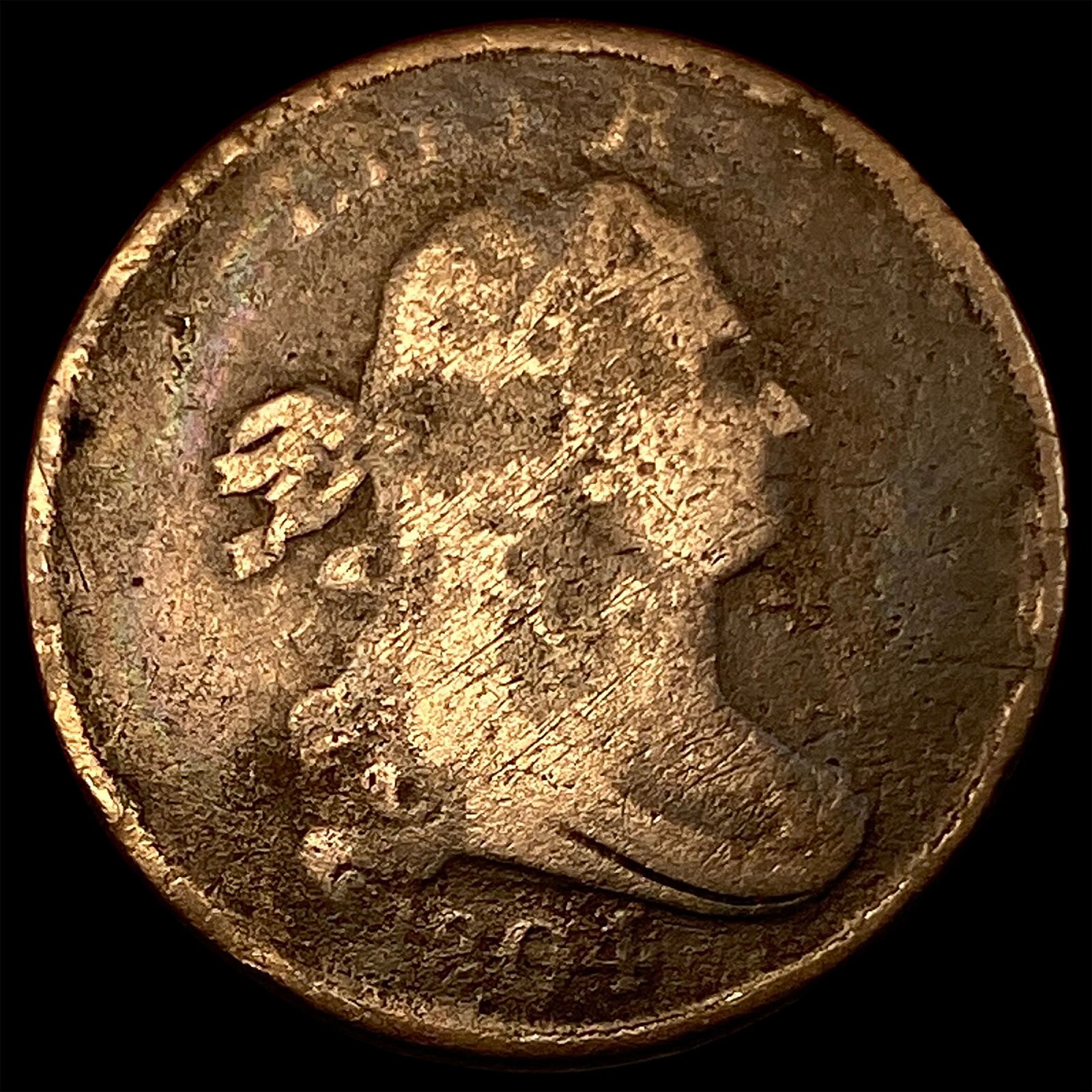 1804 Draped Bust Half Cent NICELY CIRCULATED (1 of 2)