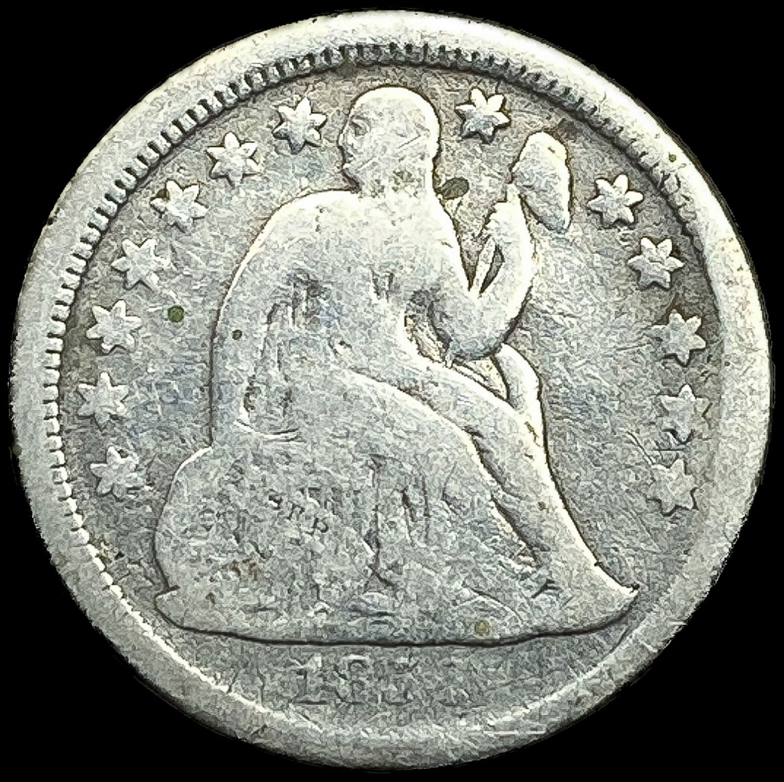 1841 Seated Liberty Dime NICELY CIRCULATED (1 of 2)