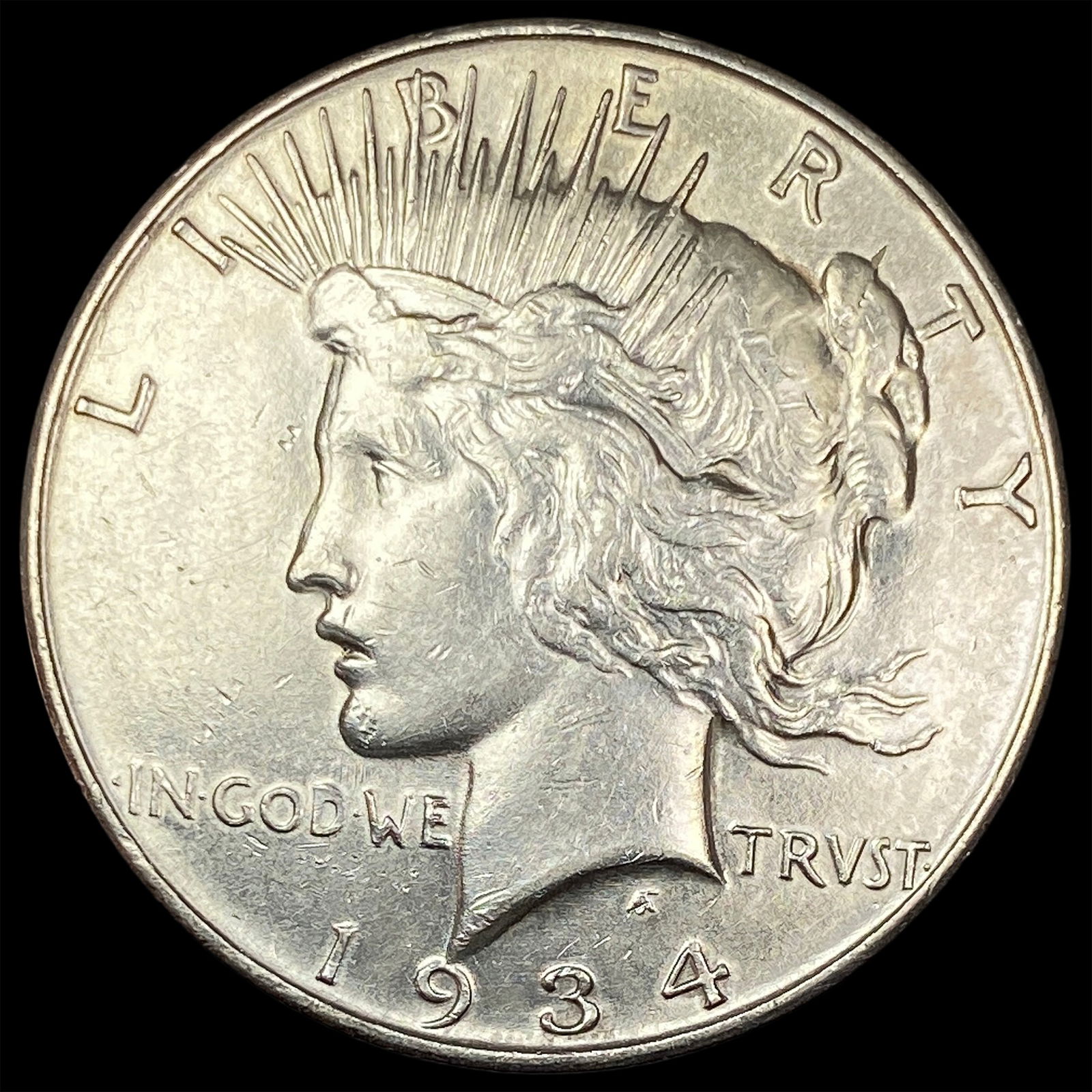 1934-D Silver Peace Dollar CHOICE AU (1 of 2)
