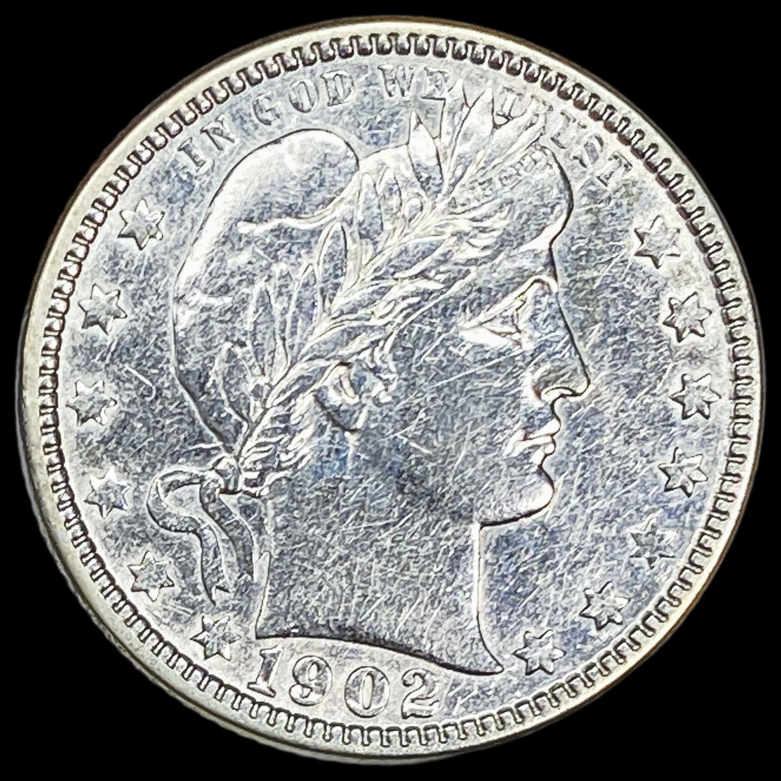 1902-O Barber Silver Quarter CLOSELY UNCIRCULATED (1 of 2)