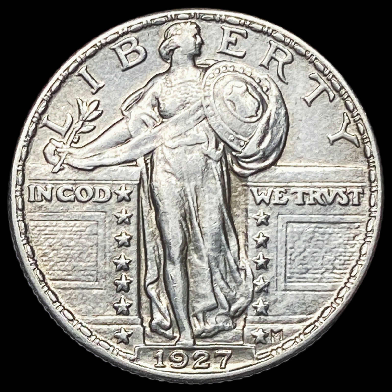 1927 Standing Liberty Silver Quarter UNCIRCULATED: 1927 Standing Liberty Silver Quarter UNCIRCULATED