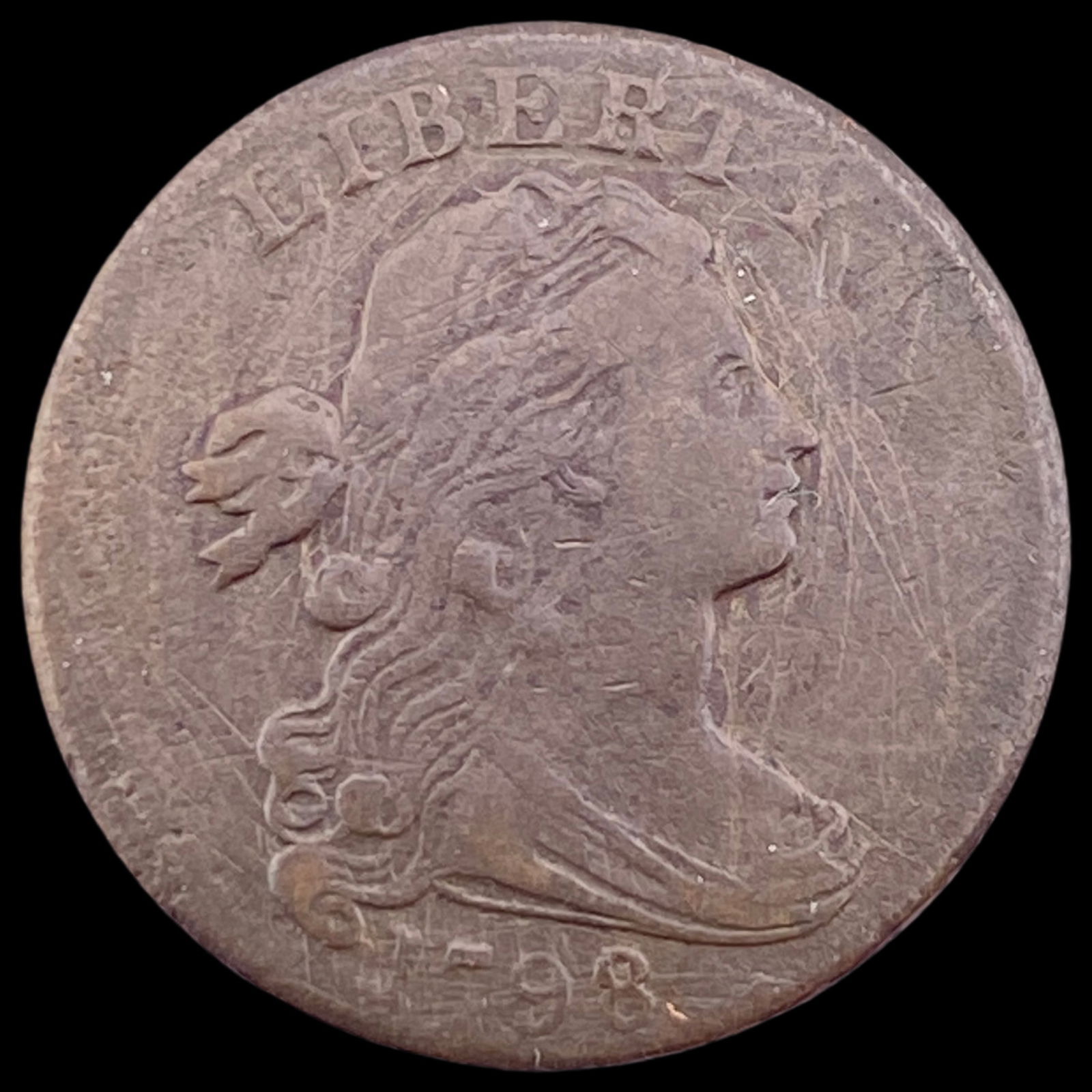 1798 Draped Bust Large Cent LIGHTLY CIRCULATED (1 of 2)