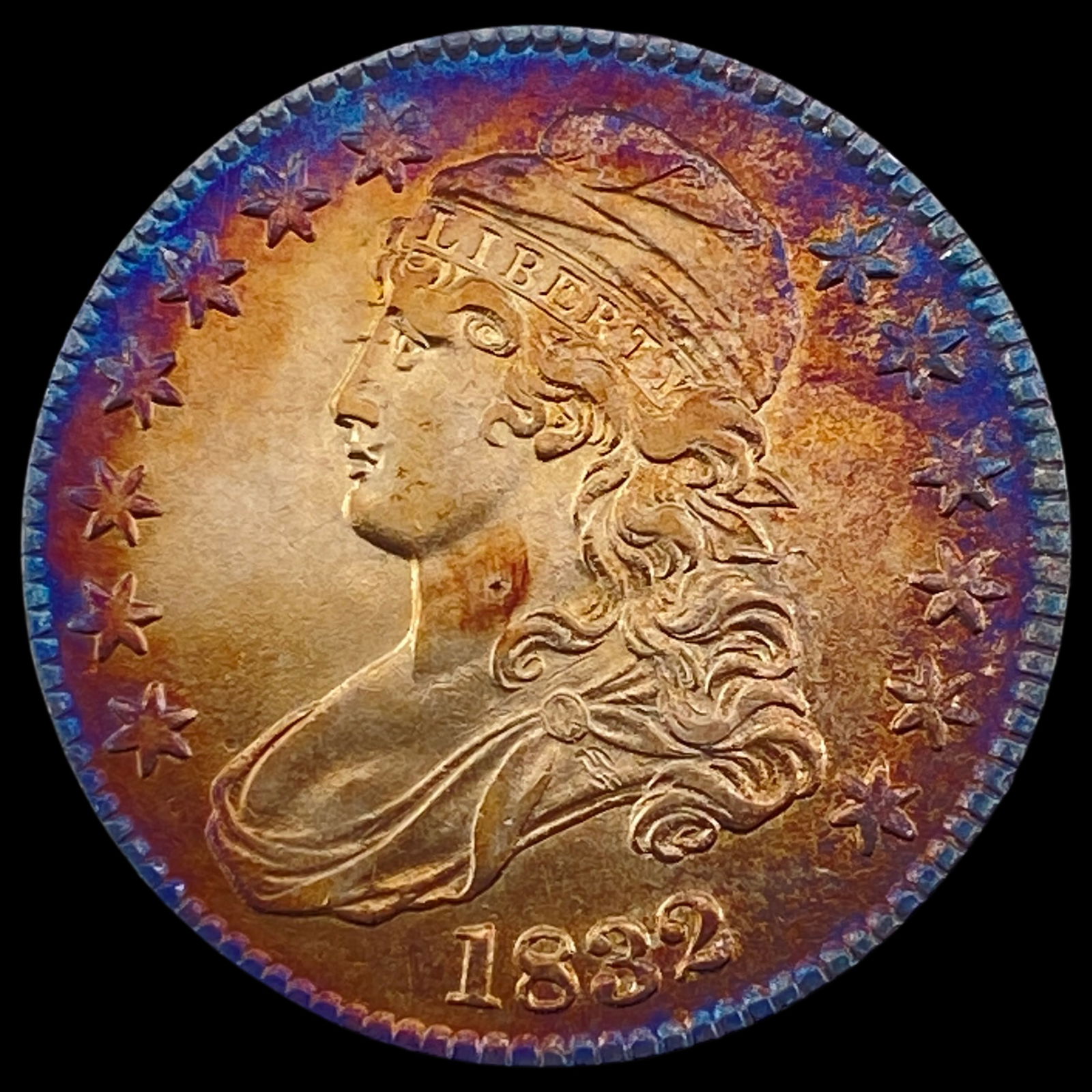 1832 Capped Bust Half Dollar UNCIRCULATED (1 of 2)