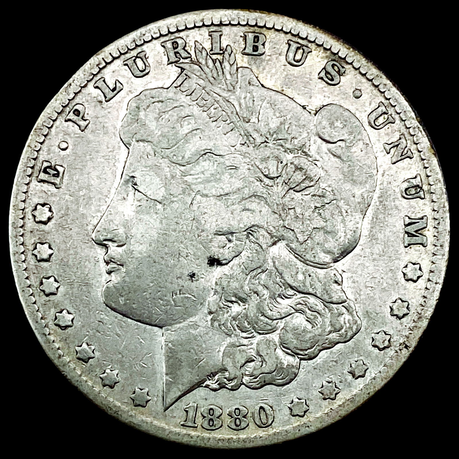 1880-CC Silver Morgan Dollar LIGHTLY CIRCULATED (1 of 2)