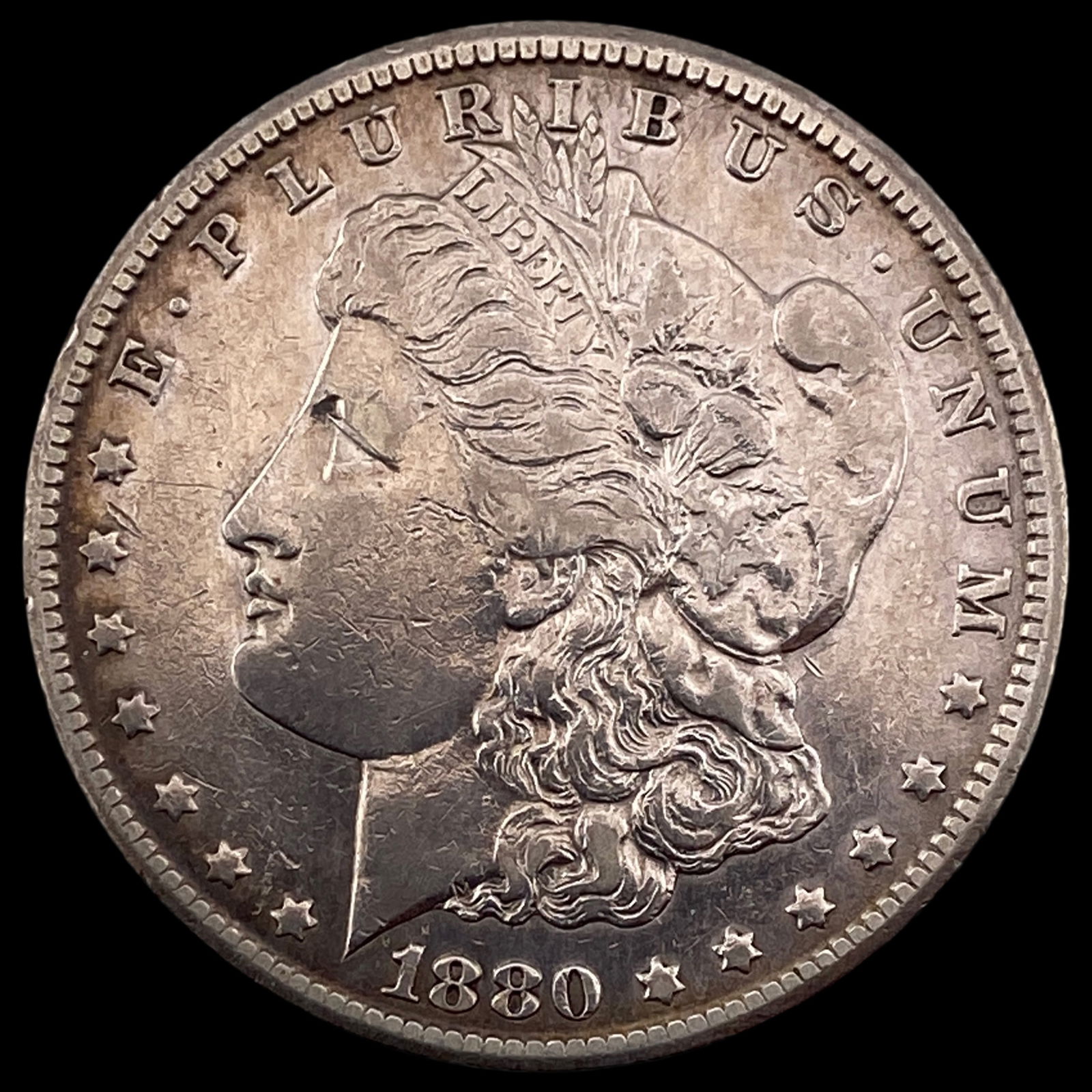 1880-CC Silver Morgan Dollar NEARLY UNCIRCULATED (1 of 2)
