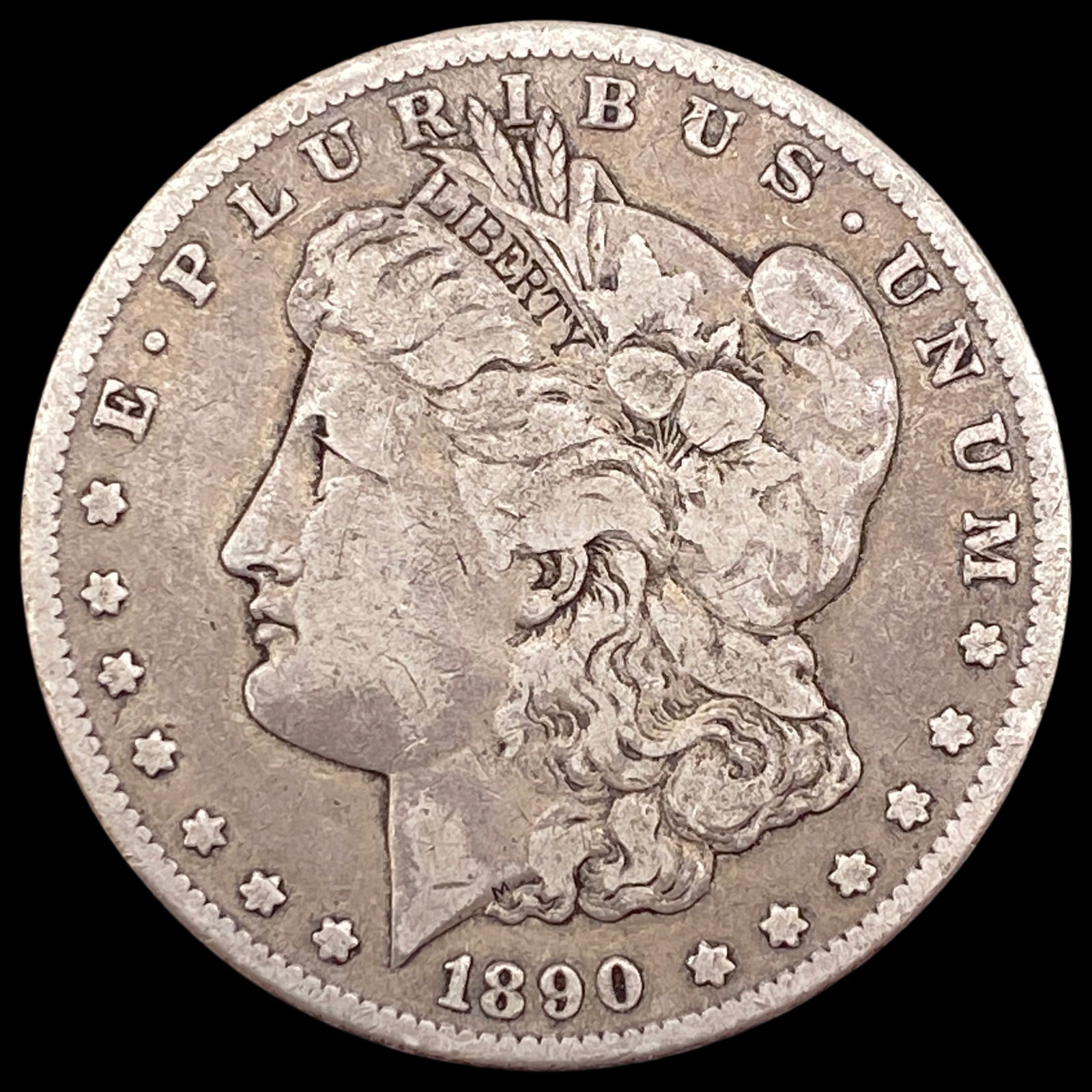 1890-CC Silver Morgan Dollar LIGHTLY CIRCULATED (1 of 2)