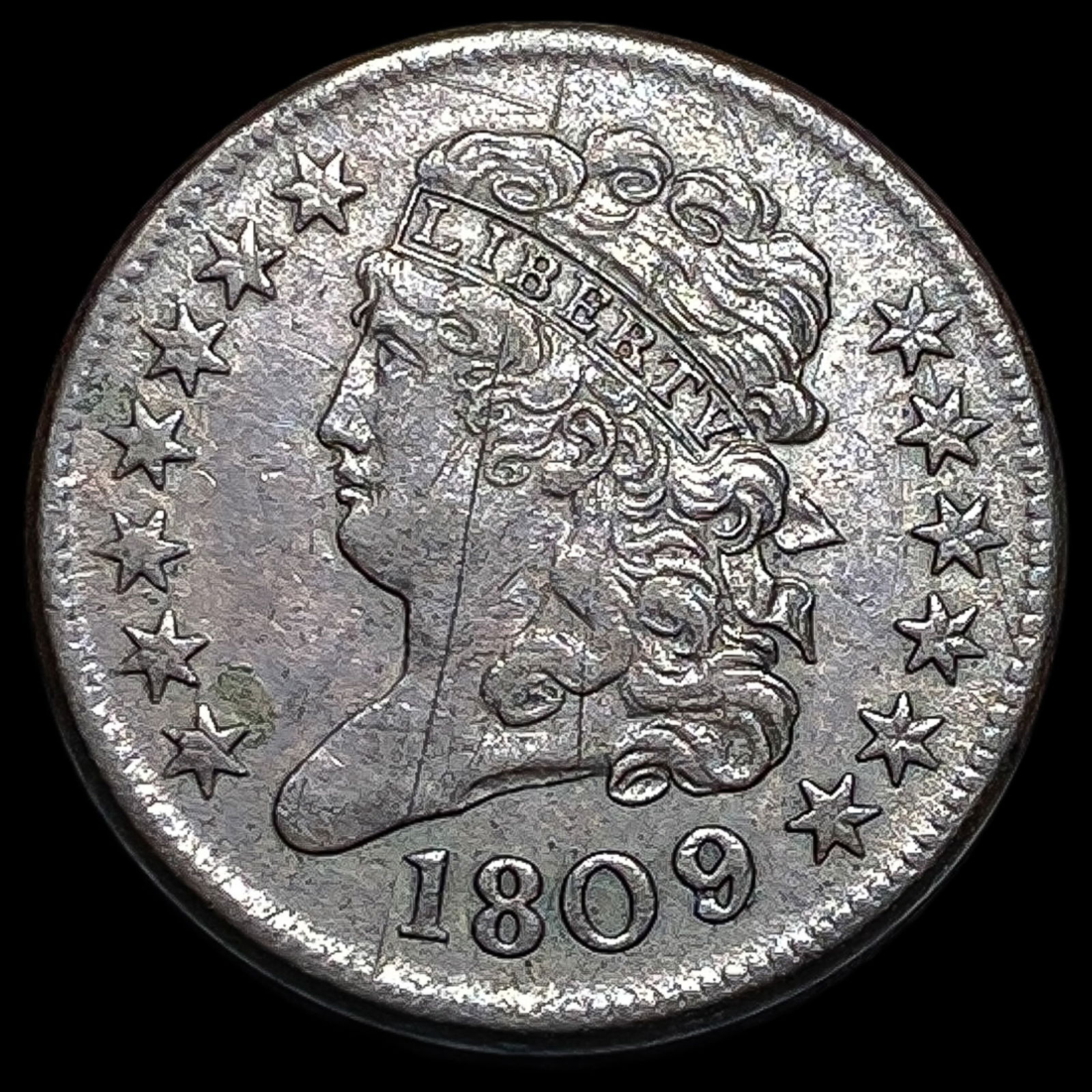 1809 Classic Head Half Cent NEARLY UNCIRCULATED (1 of 2)