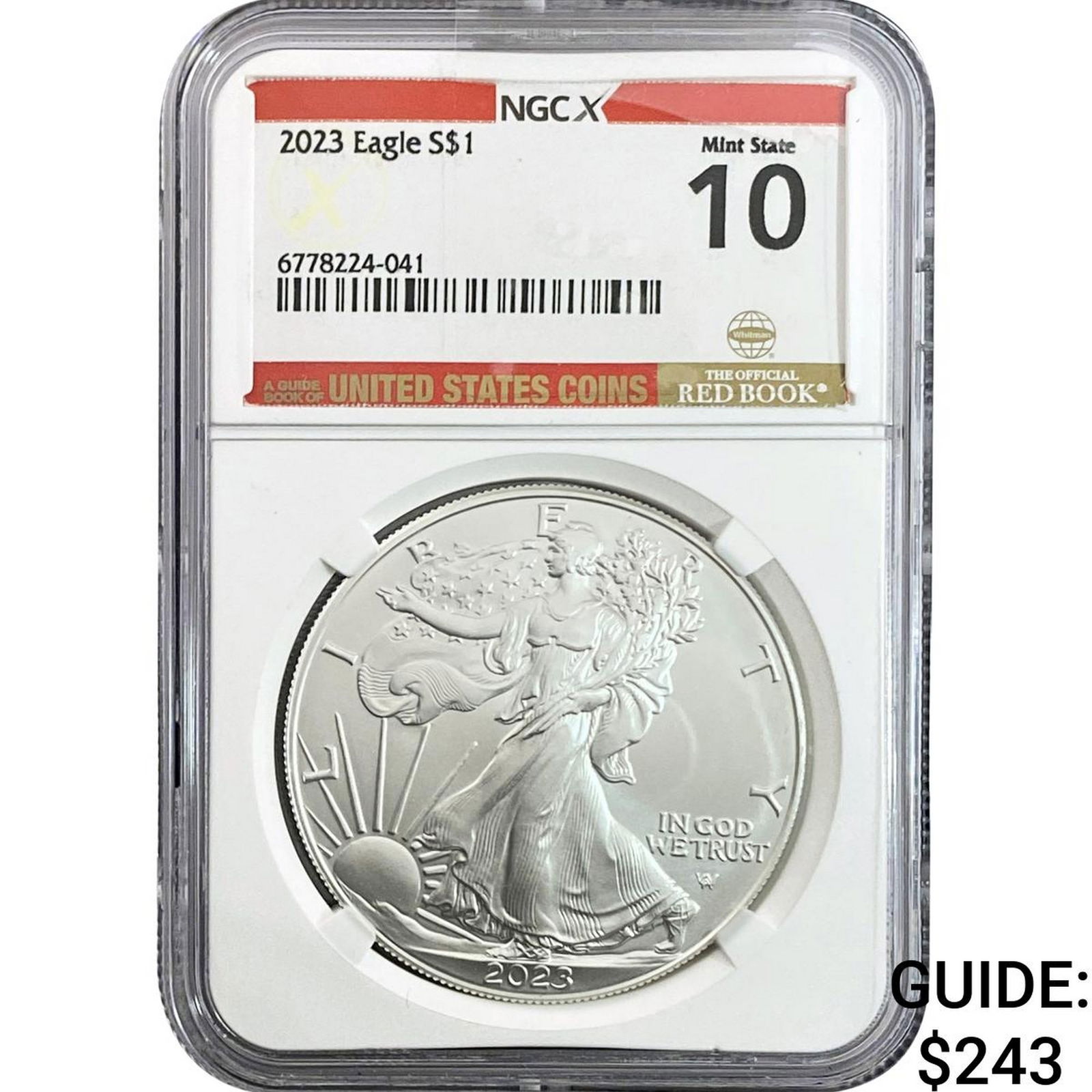 2023 Silver Eagle NGC MS10 (1 of 2)
