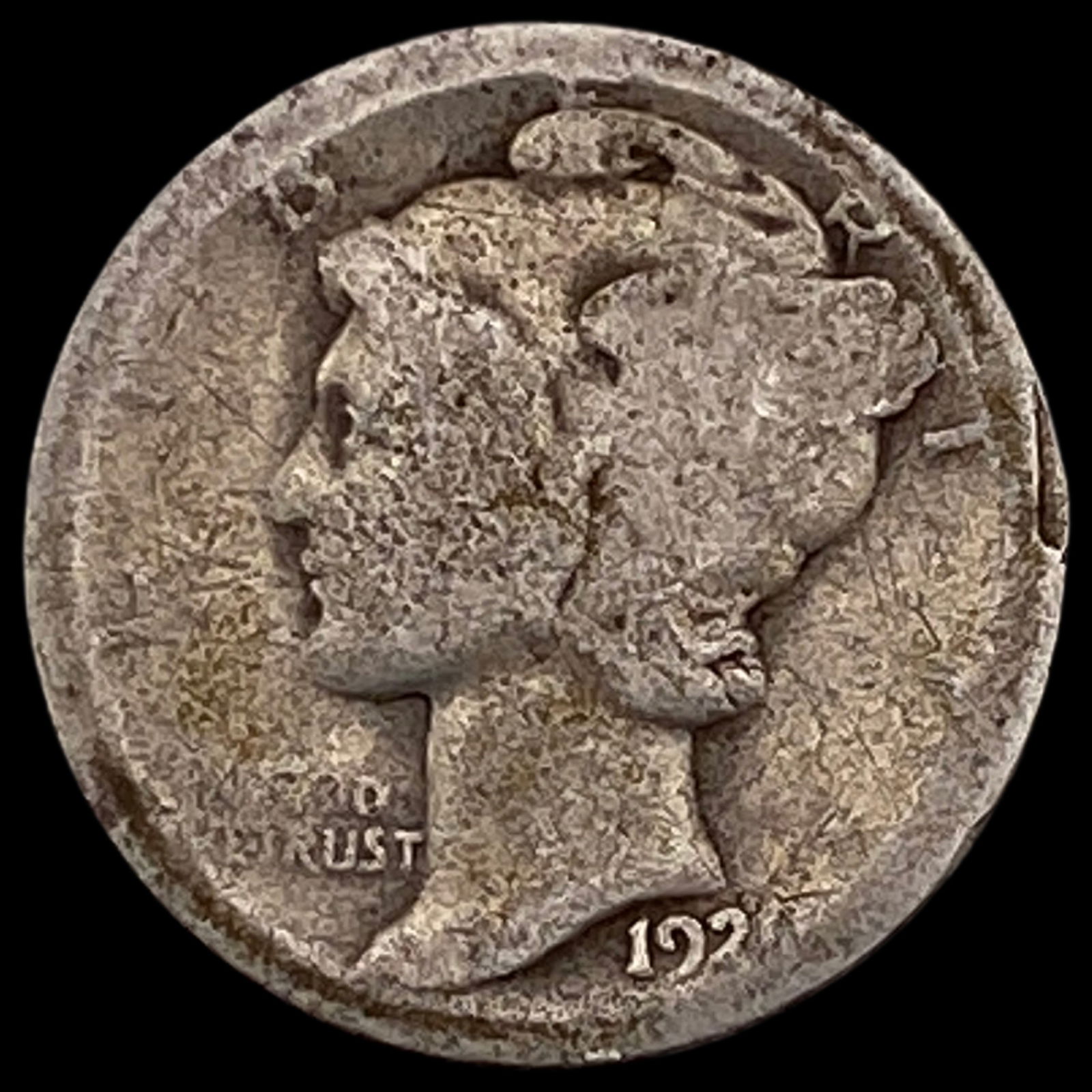 1920 Mercury Dime NICELY CIRCULATED (1 of 2)