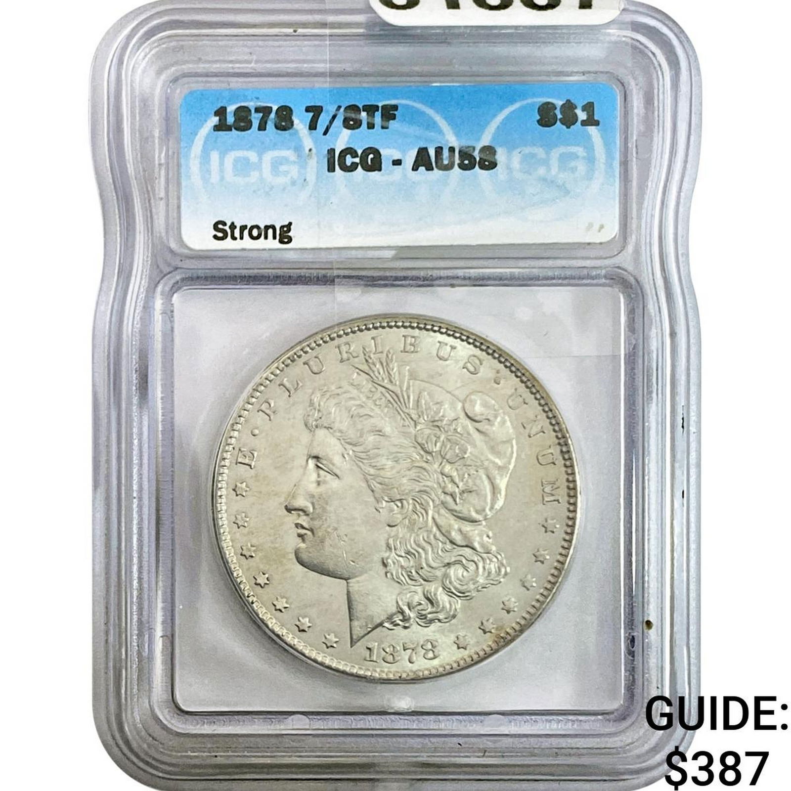 1878 7/8TF Morgan Silver Dollar ICG AU58 (1 of 2)