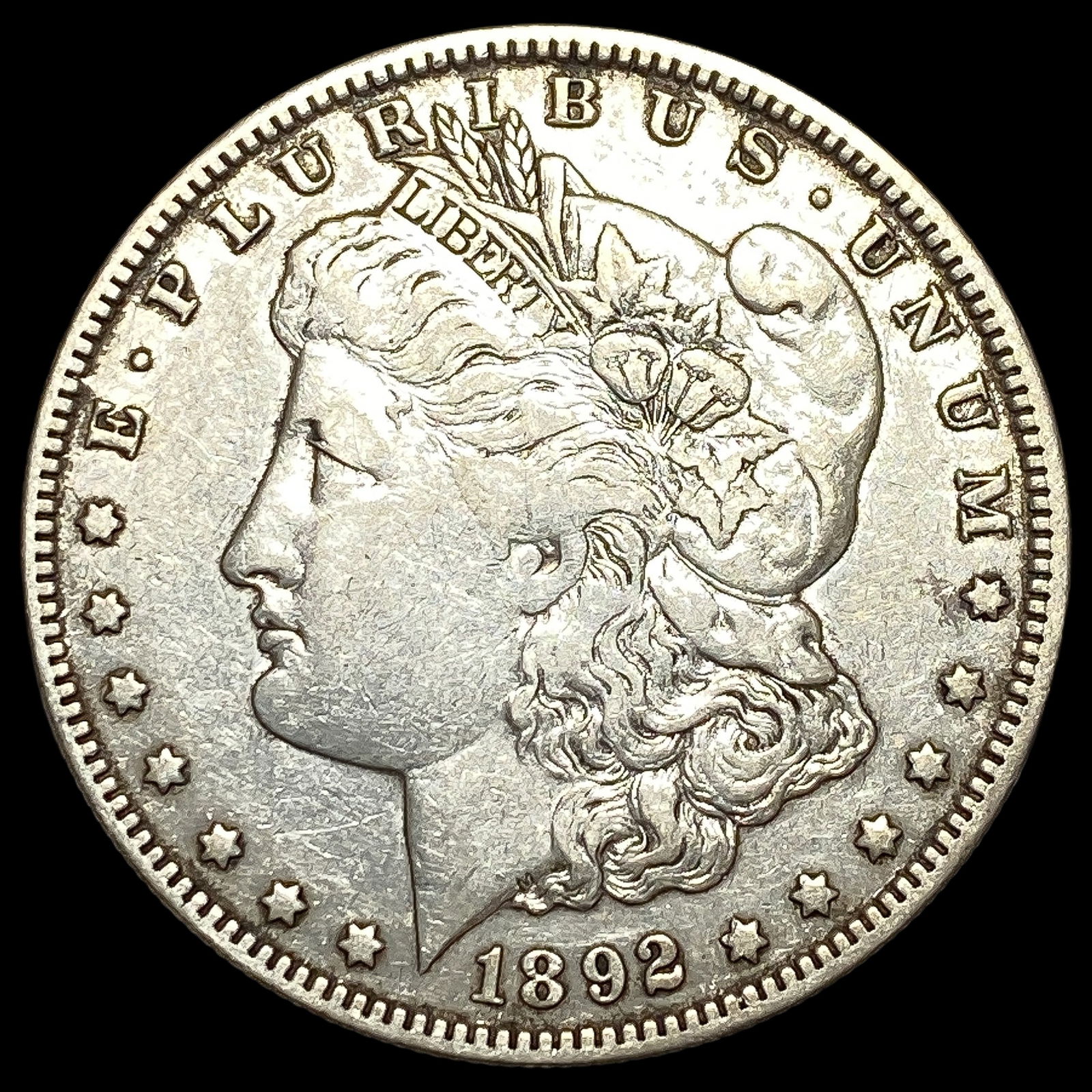 1892-O Silver Morgan Dollar NEARLY UNCIRCULATED (1 of 2)