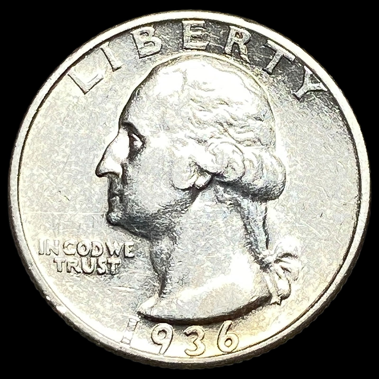 1936-S Silver Washington Quarter CLOSELY UNCIRCULATED (1 of 2)