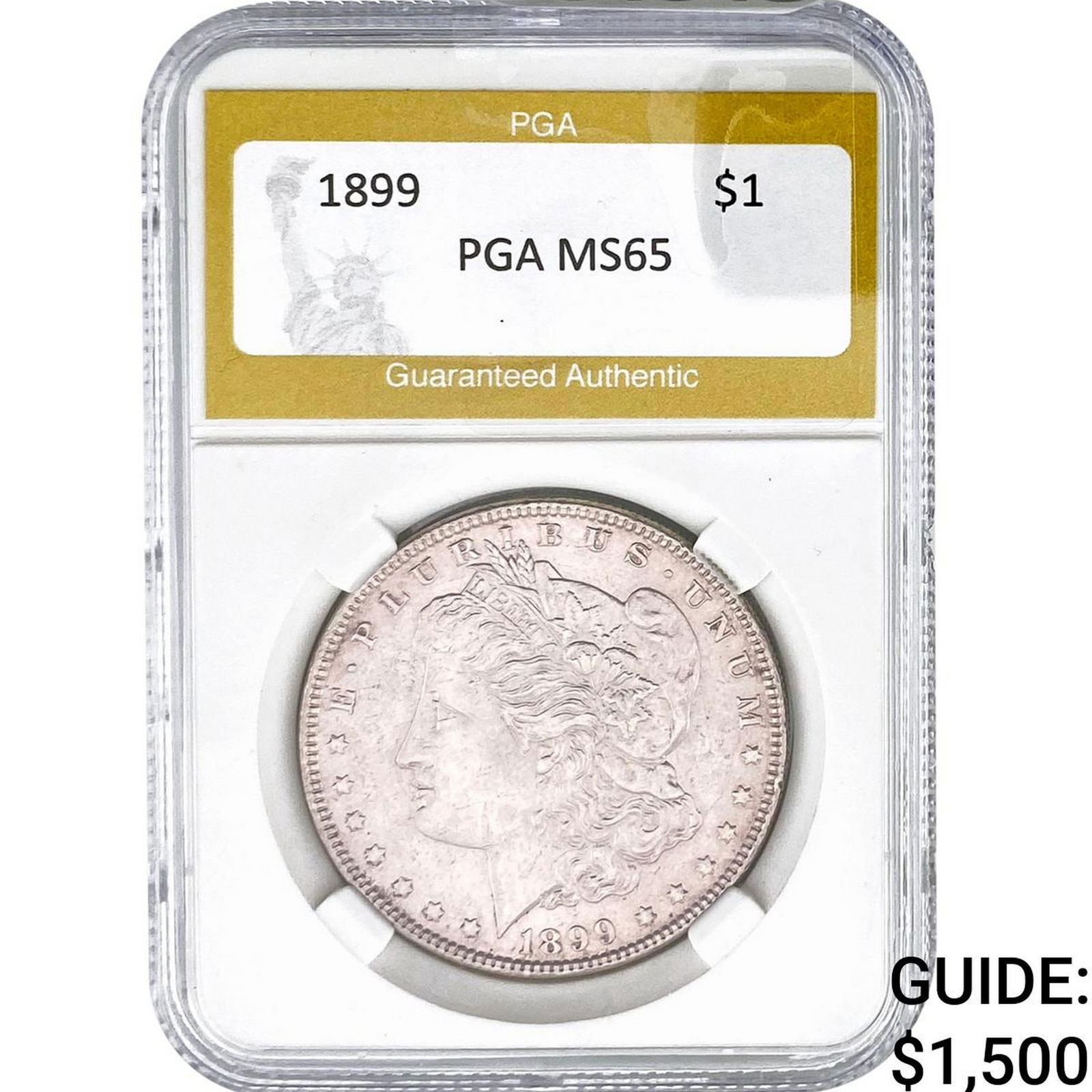 1899 Morgan Silver Dollar PGA MS65 (1 of 2)
