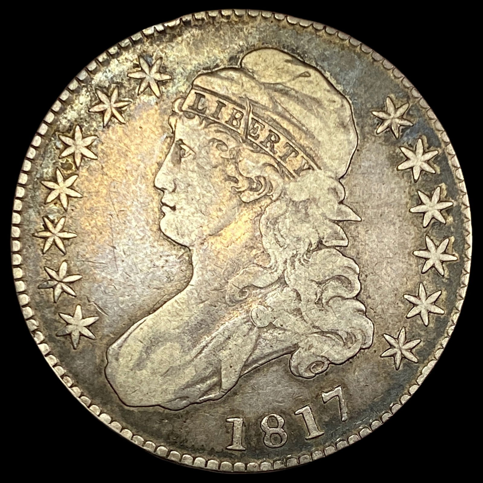 1817 Capped Bust Half Dollar LIGHTLY CIRCULATED (1 of 2)
