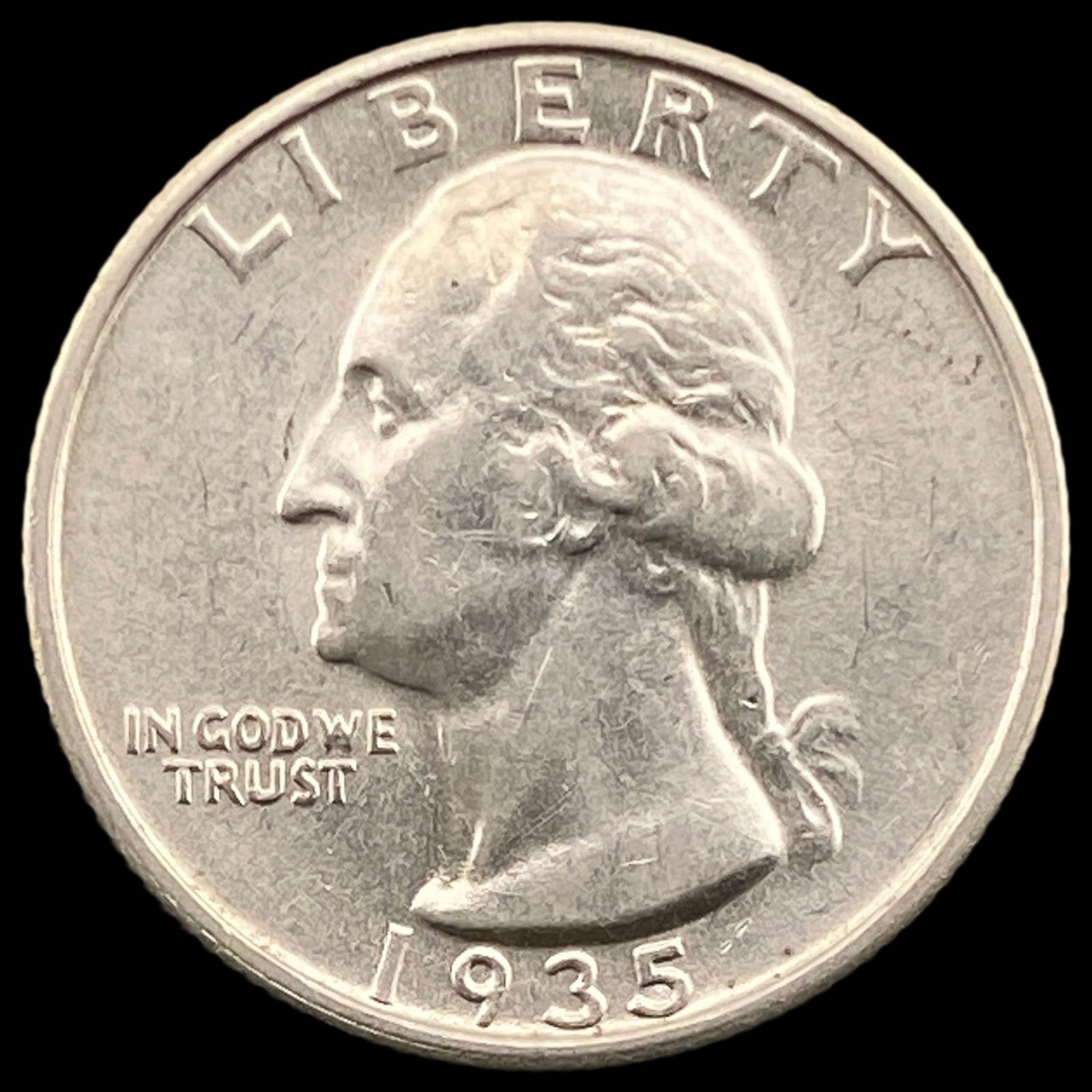 1935-S Silver Washington Quarter CHOICE AU (1 of 2)