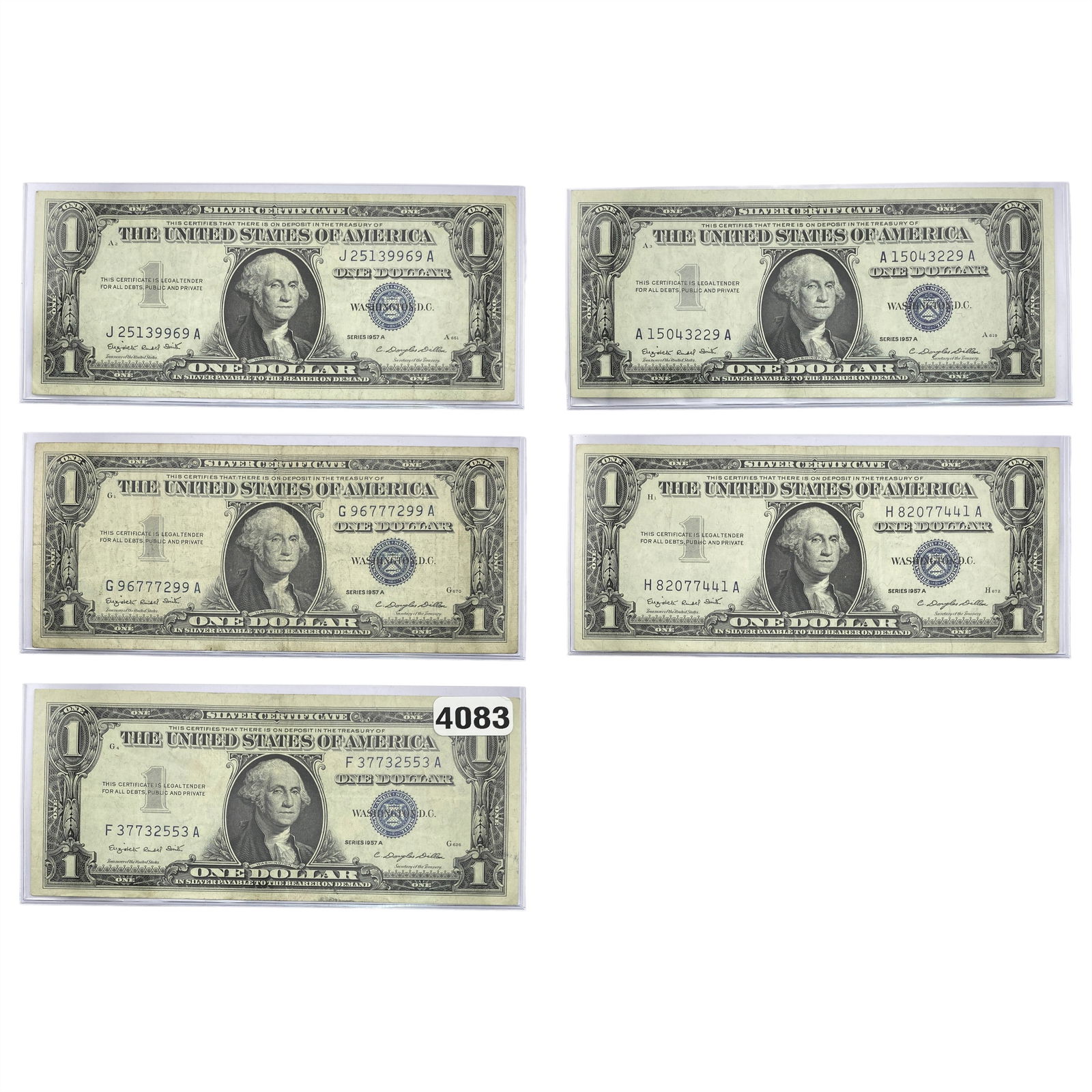 [5]1957 $1 United States Silver Certificate (1 of 2)