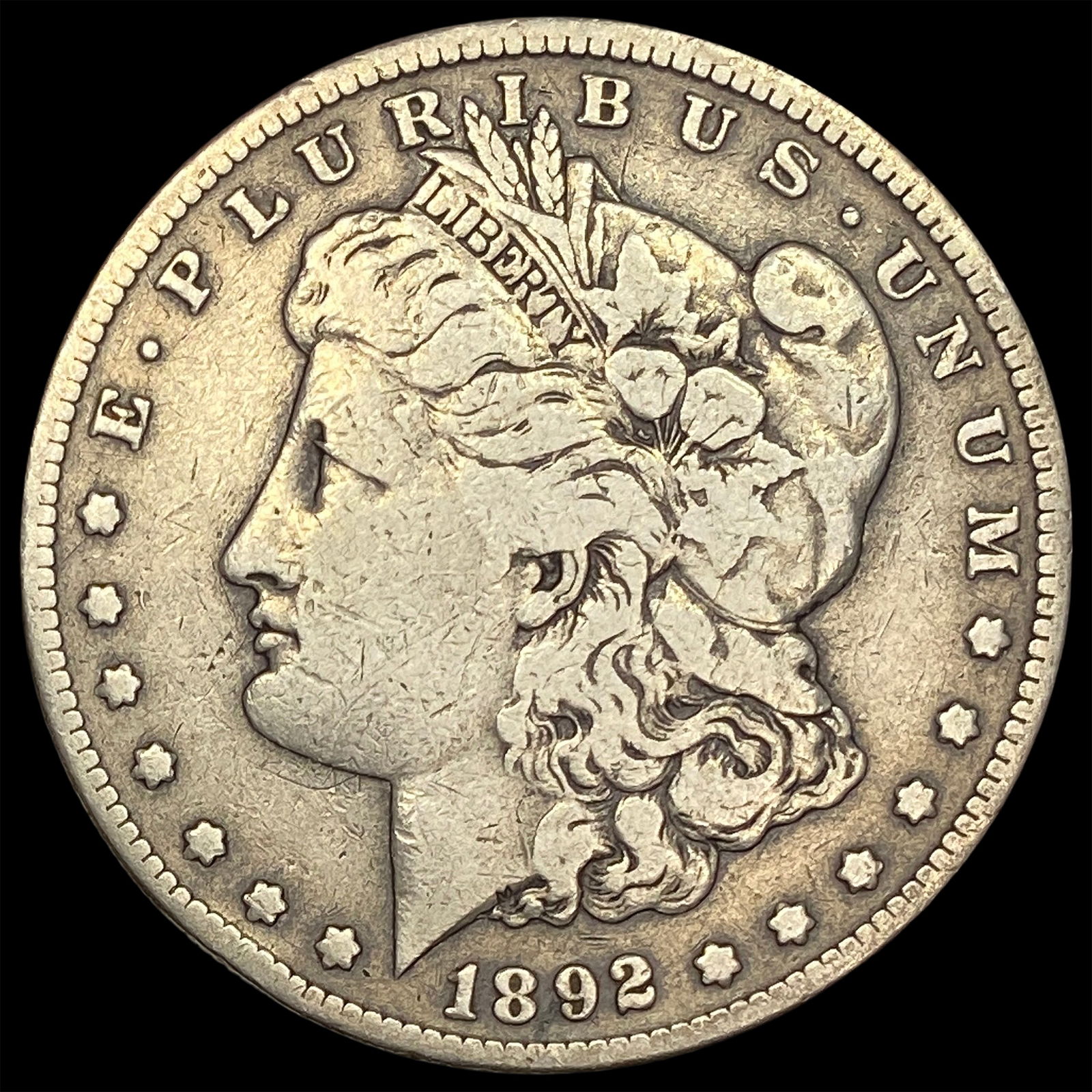 1892-S Silver Morgan Dollar LIGHTLY CIRCULATED (1 of 2)