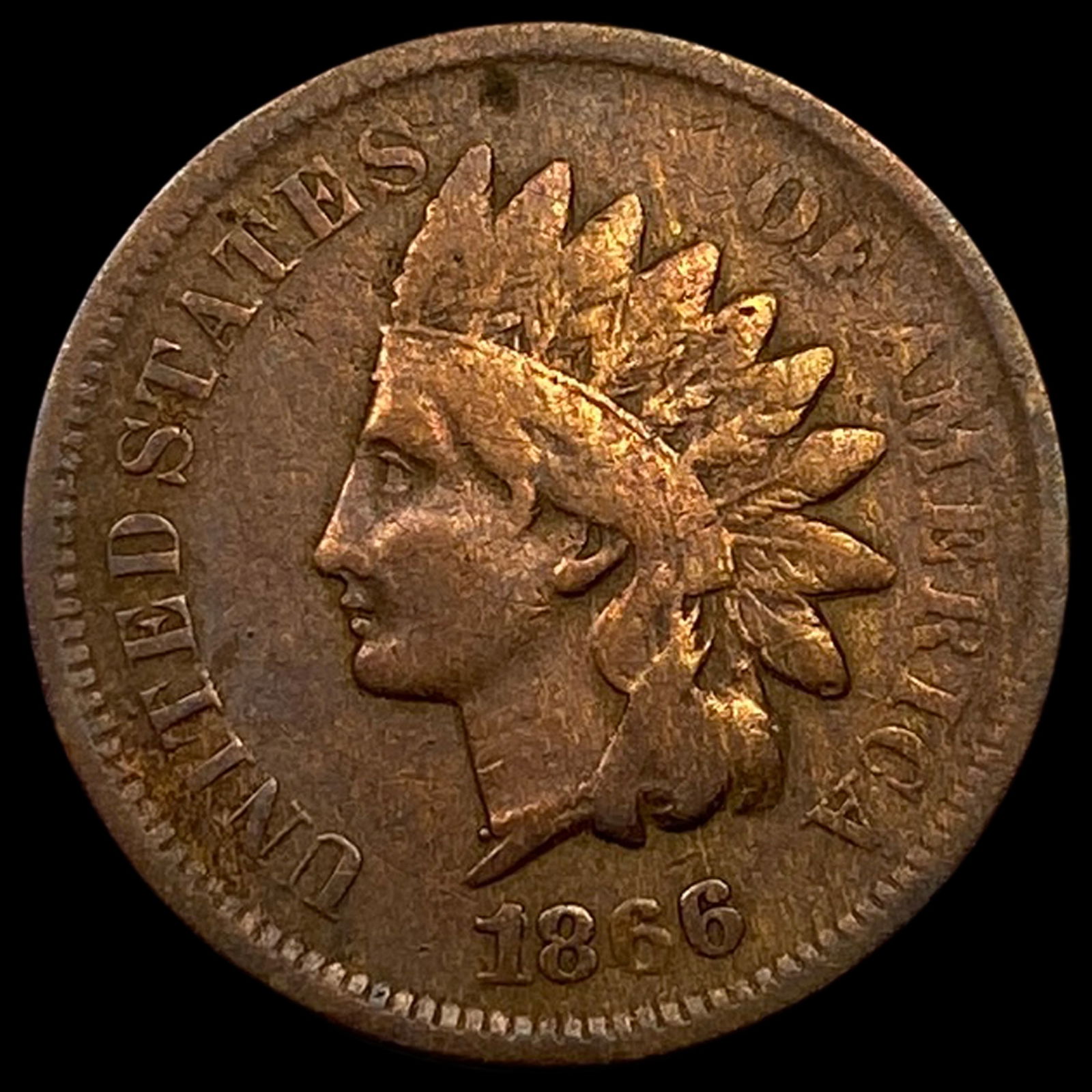 1866 Indian Head Cent CHOICE BU (1 of 2)