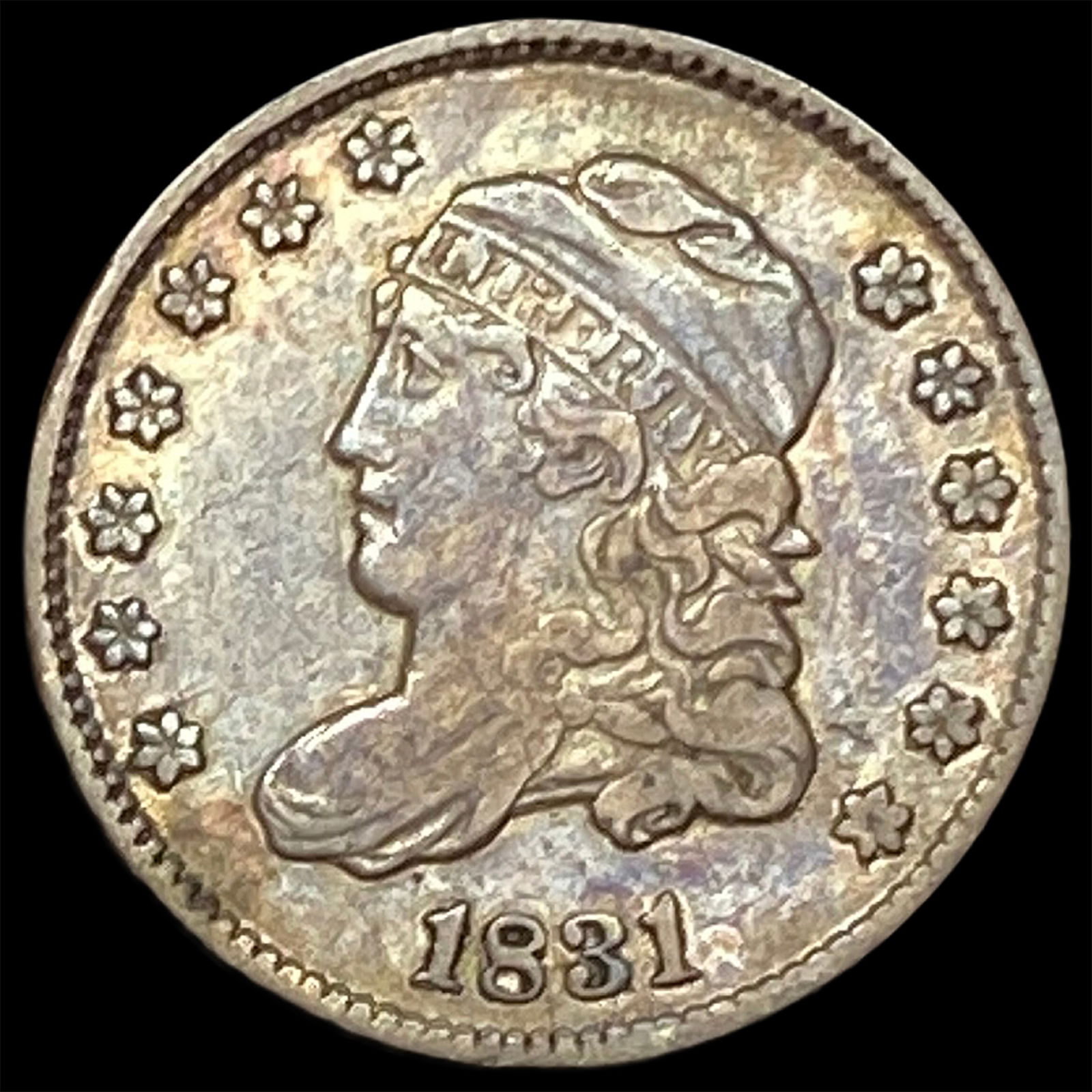 1831 Capped Bust Half Dime LIGHTLY CIRCULATED (1 of 2)
