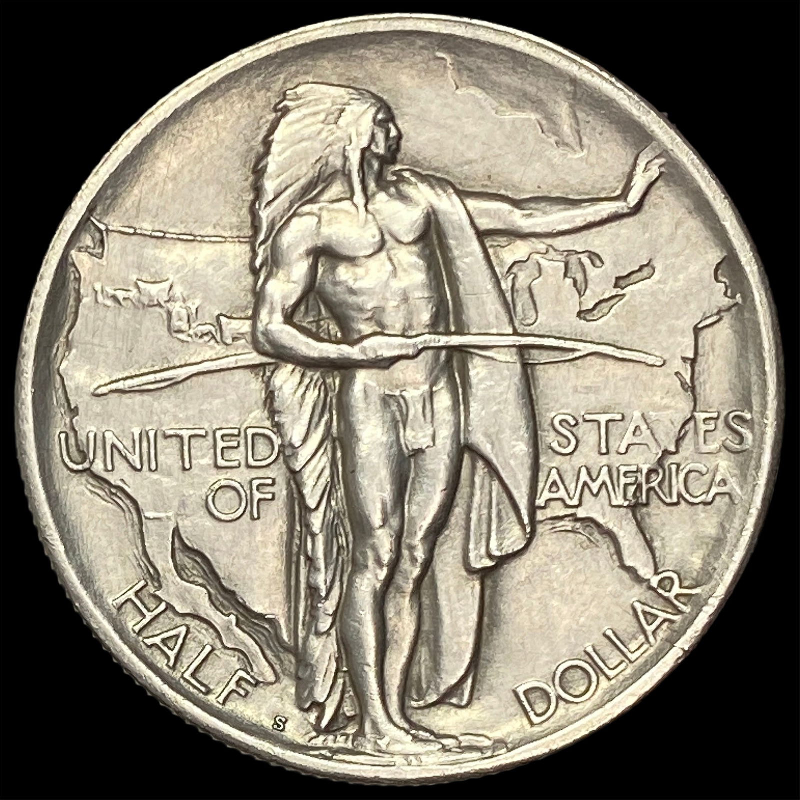 1926-S Silver Half Dollar Oregon Trail UNCIRCULATED (1 of 2)