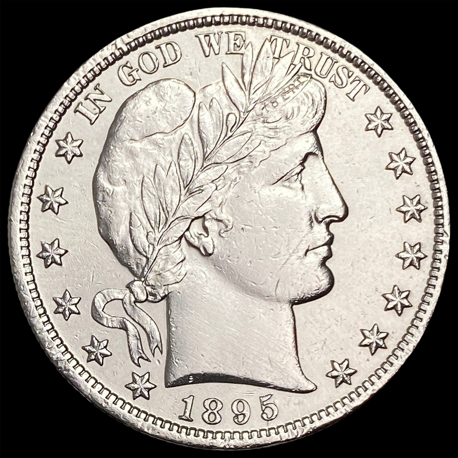 1895 Silver Half Dollar (Barber) UNCIRCULATED (1 of 2)