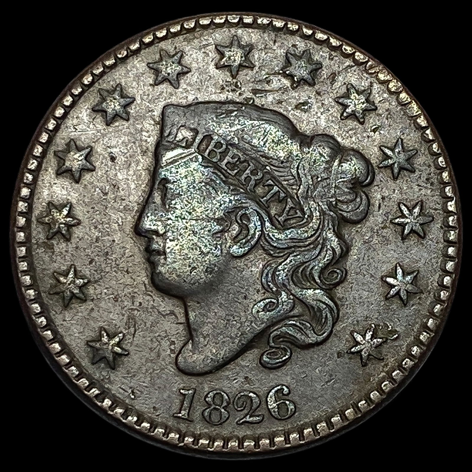 1826 Coronet Head Large Cent LIGHTLY CIRCULATED: 1826 Coronet Head Large Cent LIGHTLY CIRCULATED