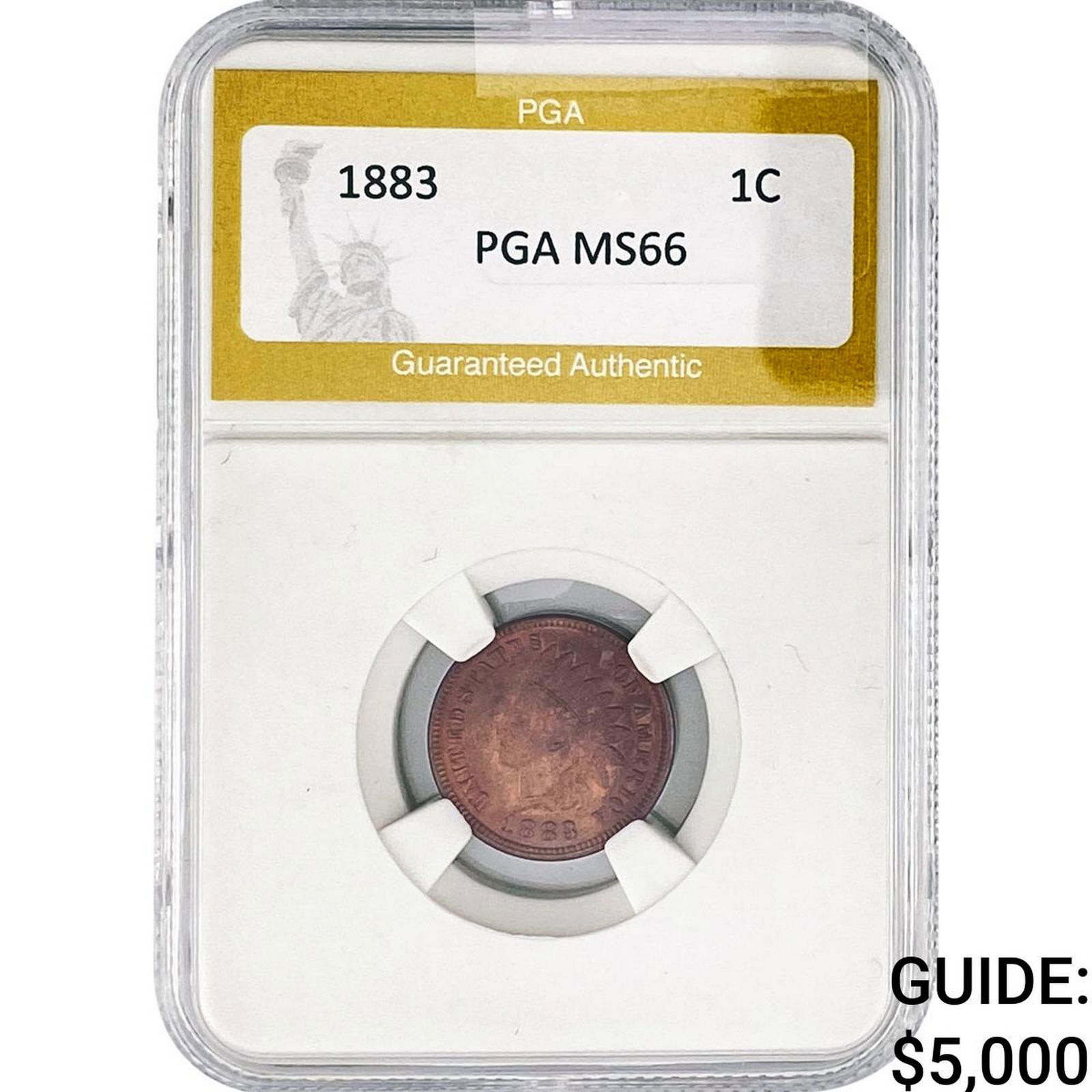 1883 Indian Head Cent PGA MS66 (1 of 2)