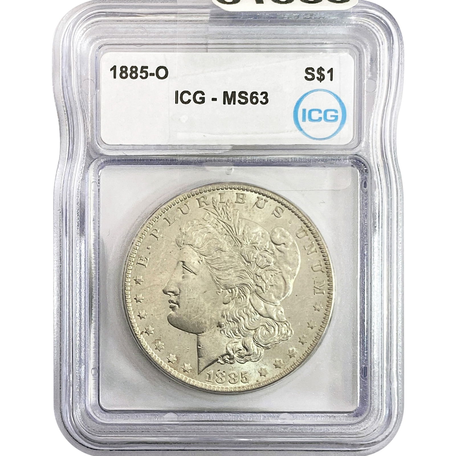 1885-O Morgan Silver Dollar ICG MS63 (1 of 2)