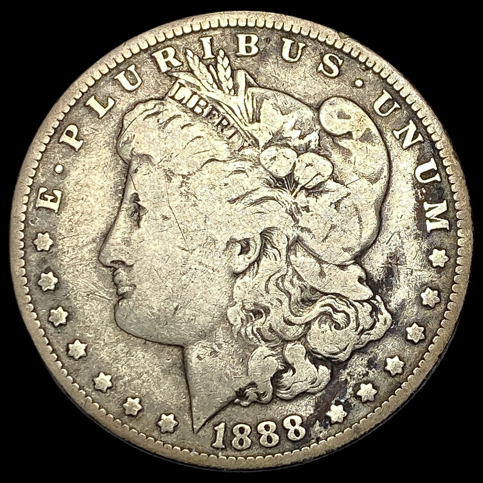 1888-O Silver Morgan Dollar NICELY CIRCULATED (1 of 2)