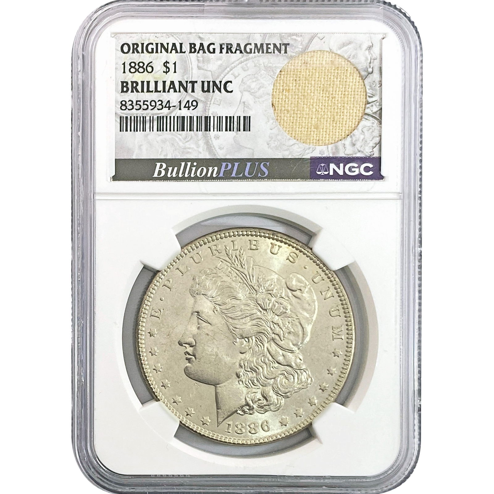 1886 Morgan Silver Dollar NGC: 1886 Morgan Silver Dollar NGC