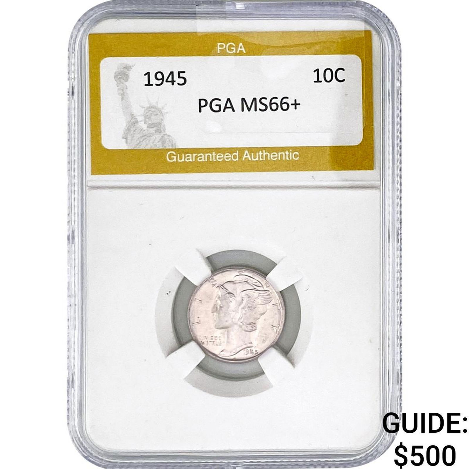 1945 Mercury Silver Dime PGA MS66+ (1 of 2)