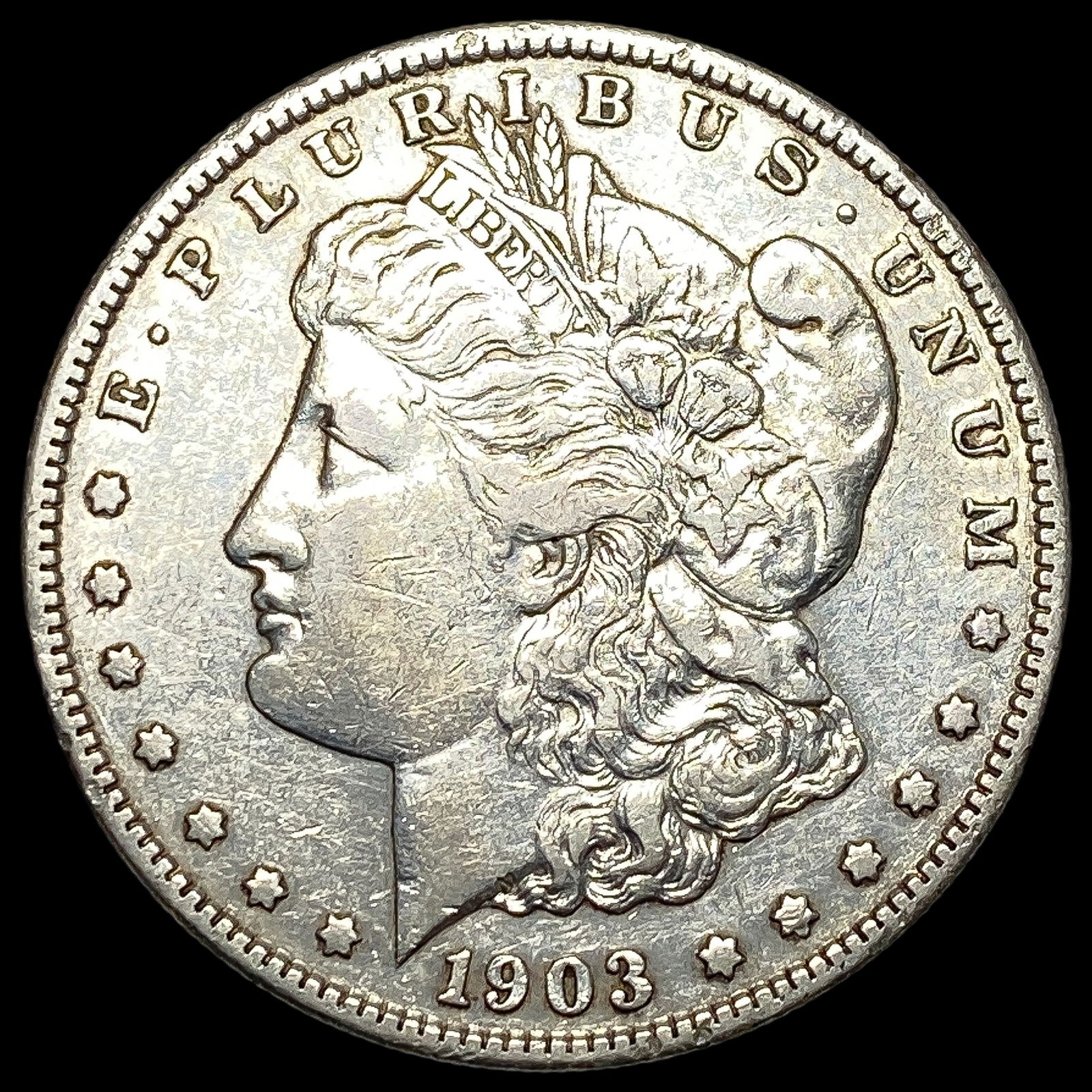 1903-S Silver Morgan Dollar NEARLY UNCIRCULATED: 1903-S Silver Morgan Dollar NEARLY UNCIRCULATED