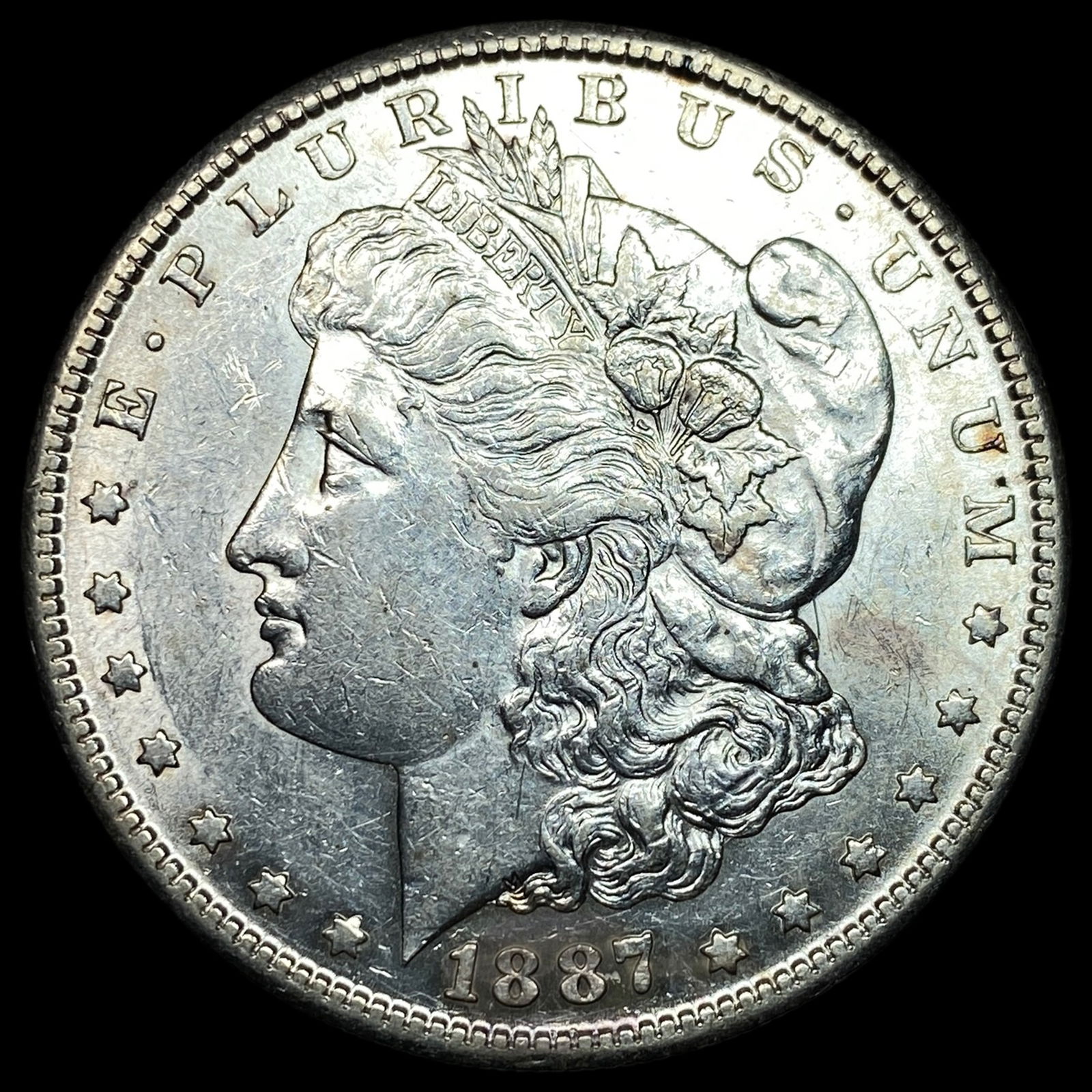 1887-S Morgan Silver Dollar CLOSELY UNCIRCULATED (1 of 2)