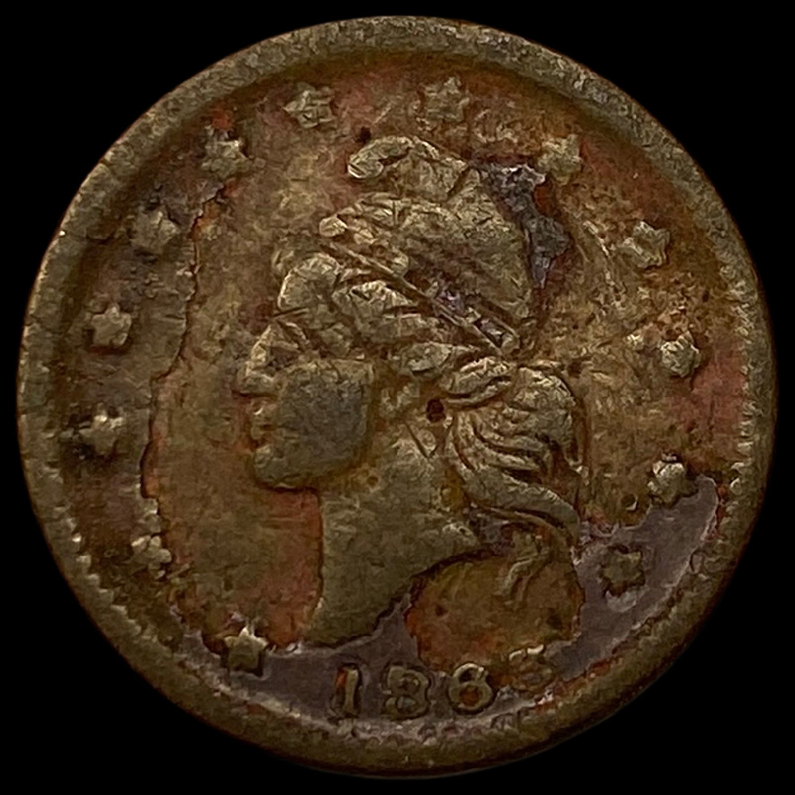 1863 Civil War Token "Army & Navy" NICELY CIRCULATED (1 of 2)