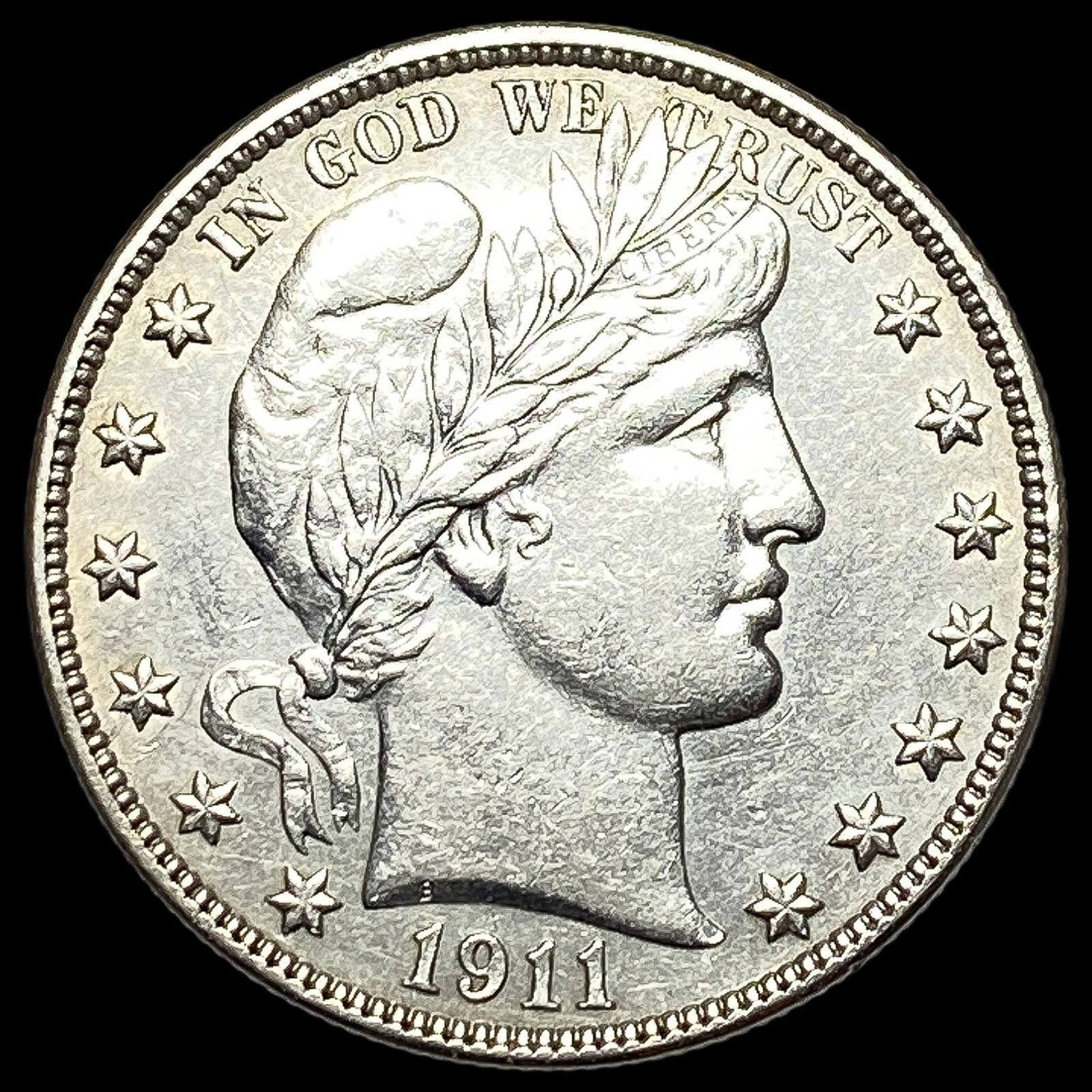 1911-S Silver Half Dollar Barber UNCIRCULATED (1 of 2)
