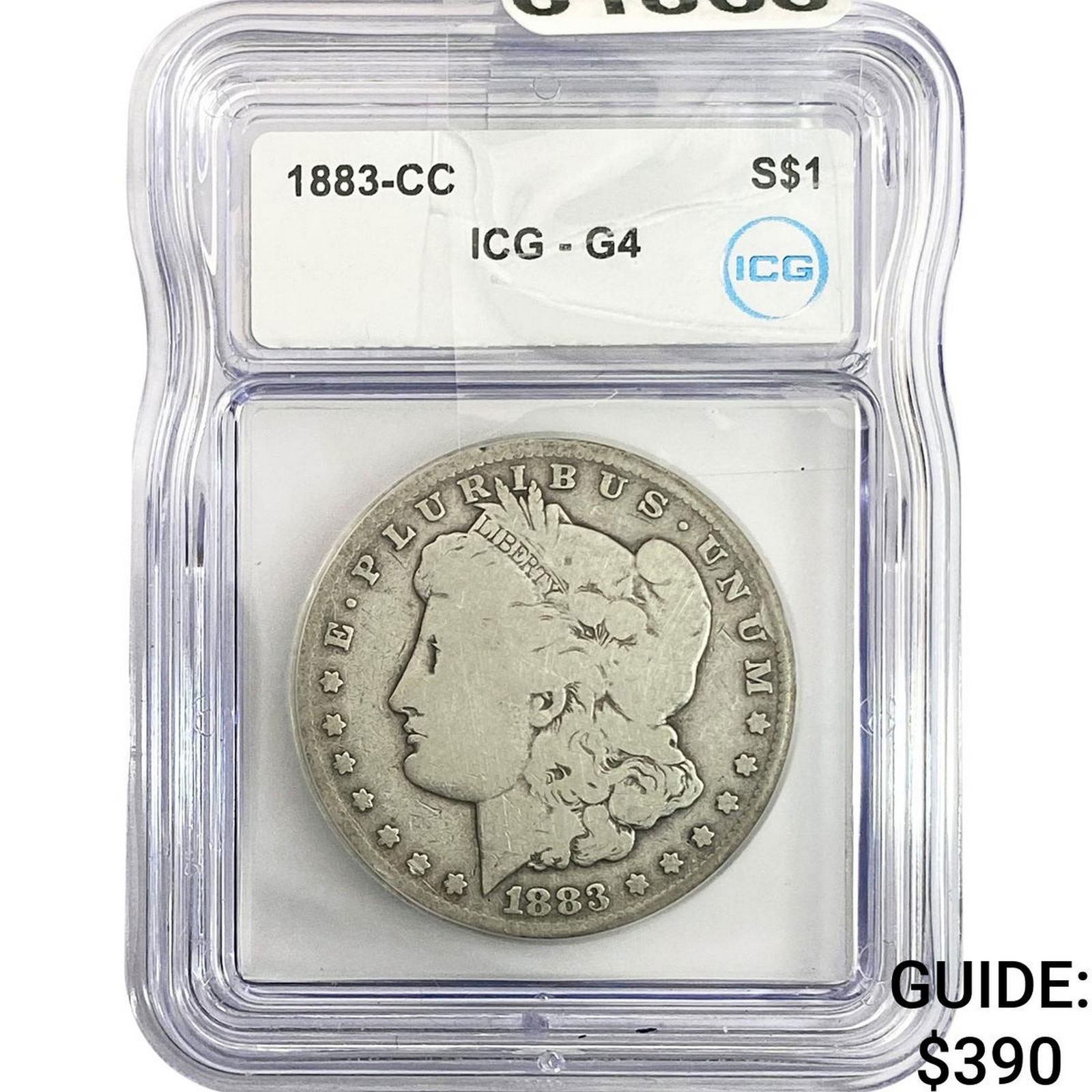 1883-CC Morgan Silver Dollar ICG G4 (1 of 2)