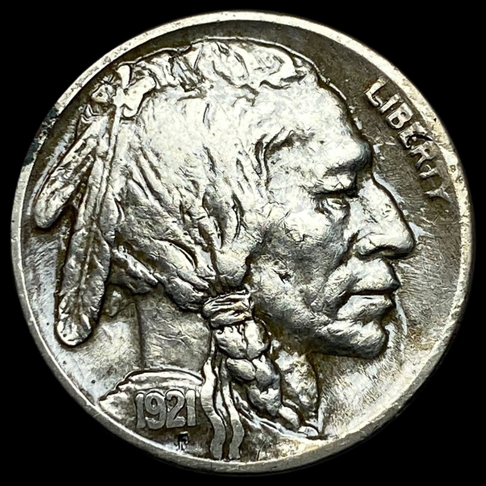 1921-S Buffalo Nickel CLOSELY UNCIRCULATED (1 of 2)