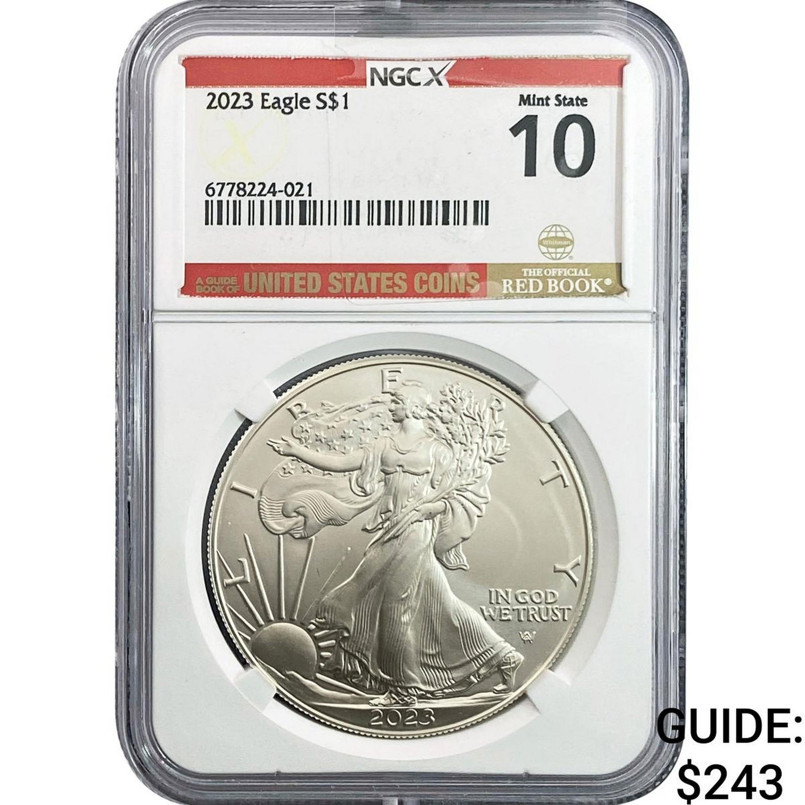 2023 Silver Eagle NGC MS10 (1 of 2)