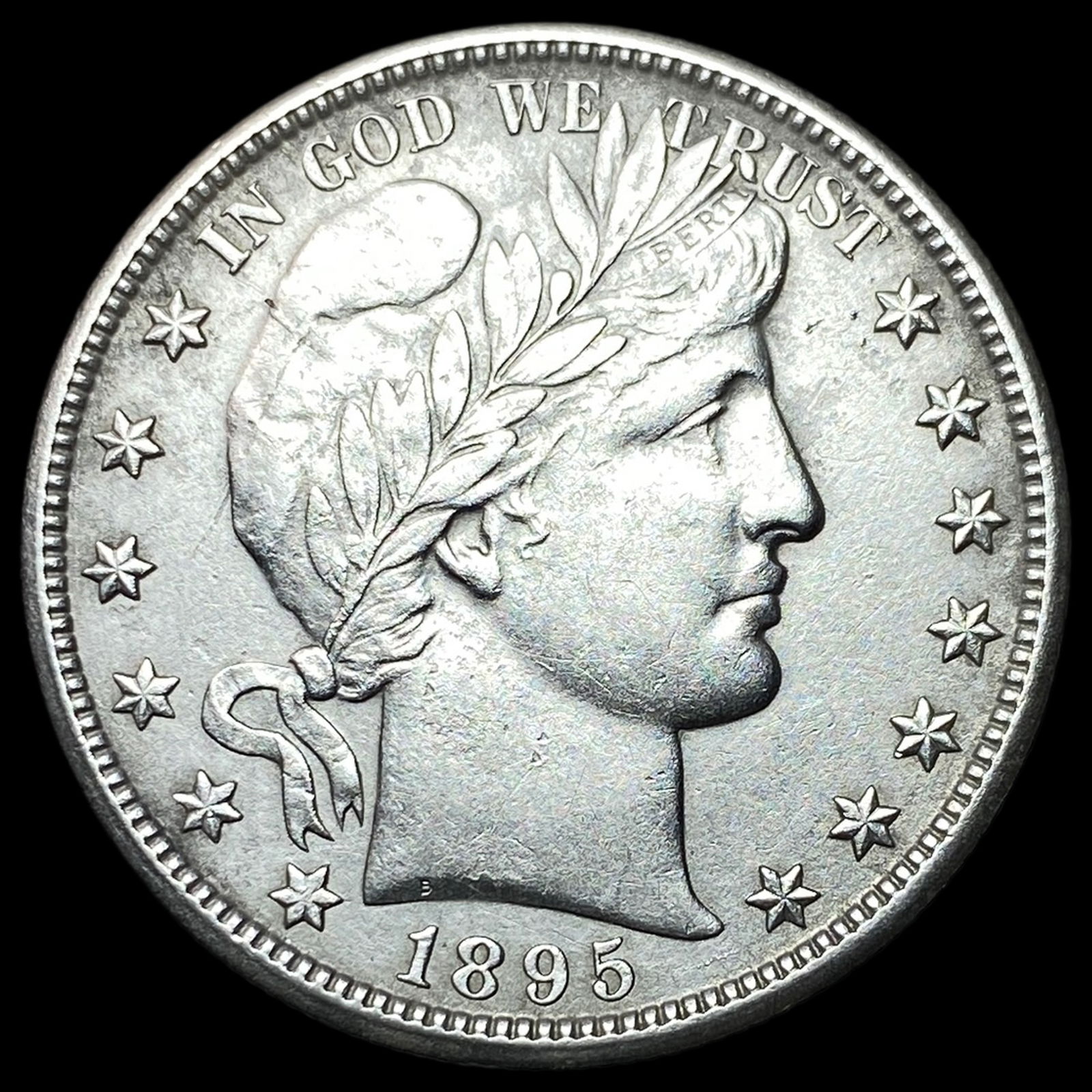1895-O Silver Barber Half Dollar CHOICE AU (1 of 2)