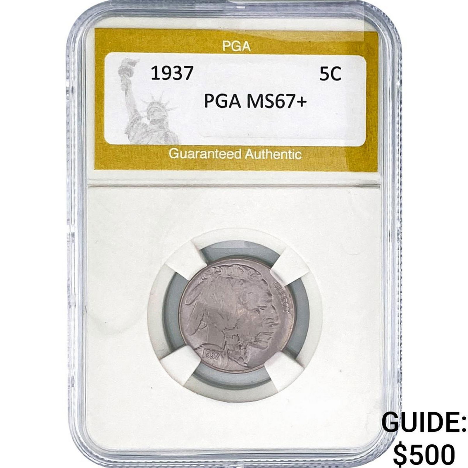 1937 Buffalo Nickel PGA MS67+ (1 of 2)