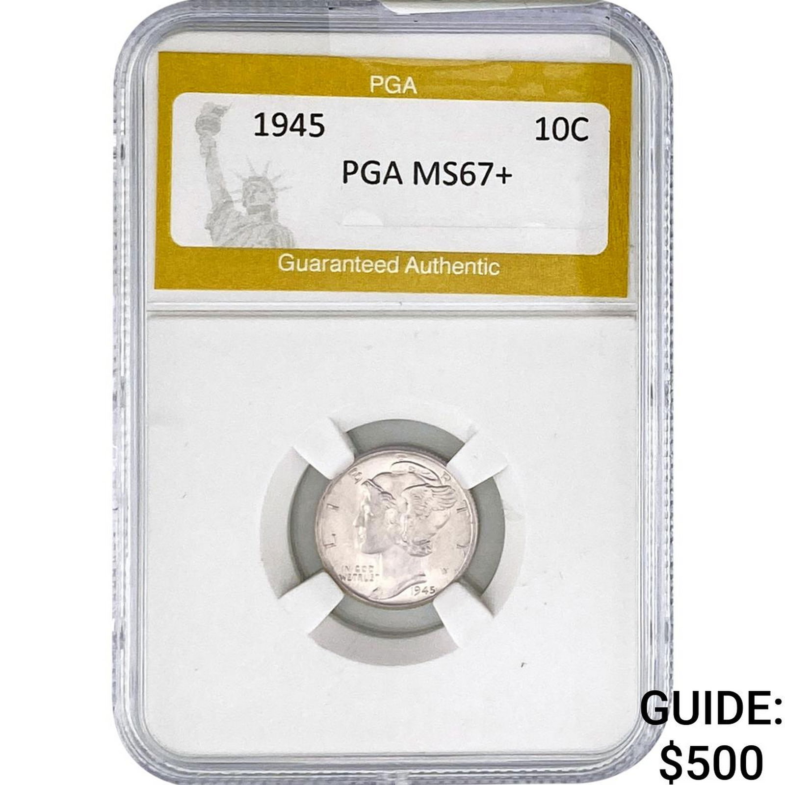 1945 Mercury Silver Dime PGA MS67+ (1 of 2)
